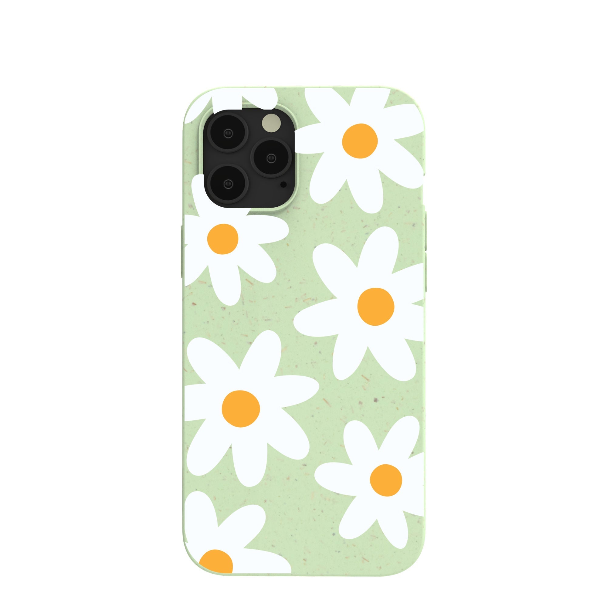 Sage Green Daisy iPhone 12 Pro Max Case Refurbished - Pela Case refurbished available on Cerqular
