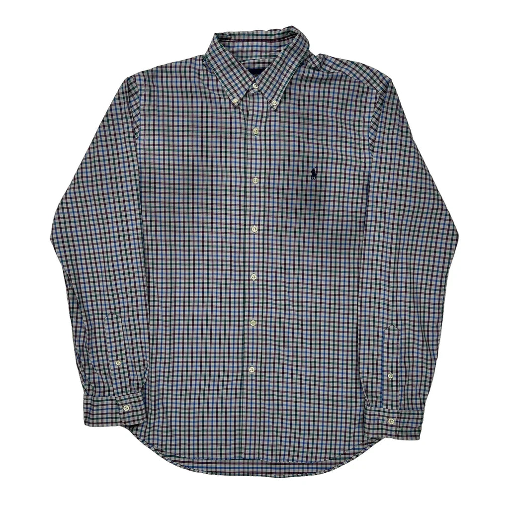 Ralph Lauren Checked Shirt - Large Multicoloured Cotton Refurbished - Thrifted (note: this is a term often used to describe second- refurbished available on Cerqular