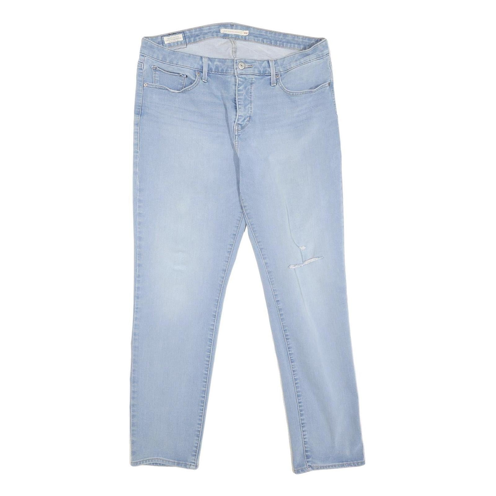 LEVI'S 311 BIG E SHAPING SKINNY Womens Jeans Blue Relaxed Skinny Denim Light W36 Refurbished - N/A refurbished available on Cerqular