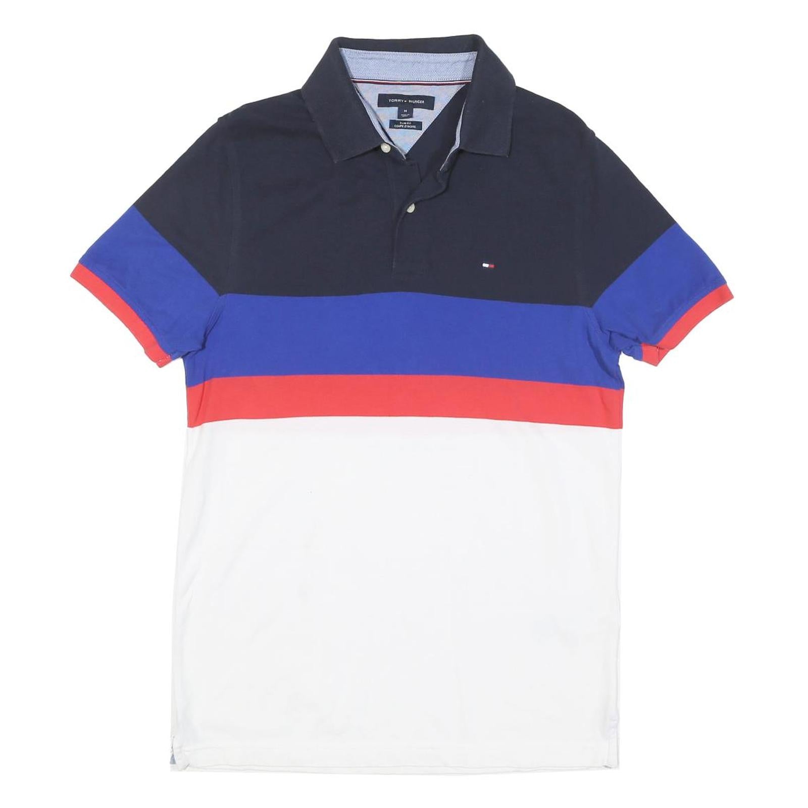 Buy TOMMY HILFIGER Mens Blue Red & White Polo Shirt Short Sleeve M Cotton Blend Refurbished - $29.89 TOMMY HILFIGER Mens Blue Red & White Polo Shirt Short Sleeve M Cotton Blend Refurbished - N/A refurbished available on Cerqular
