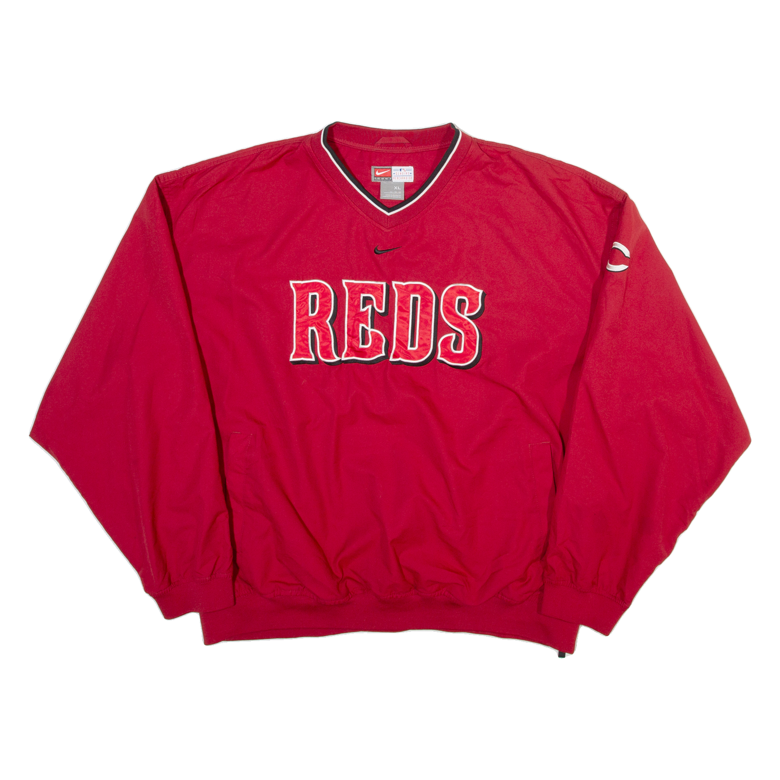 Buy NIKE Mens Sweatshirt Red V-Neck XL Refurbished - $63.69 NIKE Mens Sweatshirt Red V-Neck XL Refurbished - N/A refurbished available on Cerqular