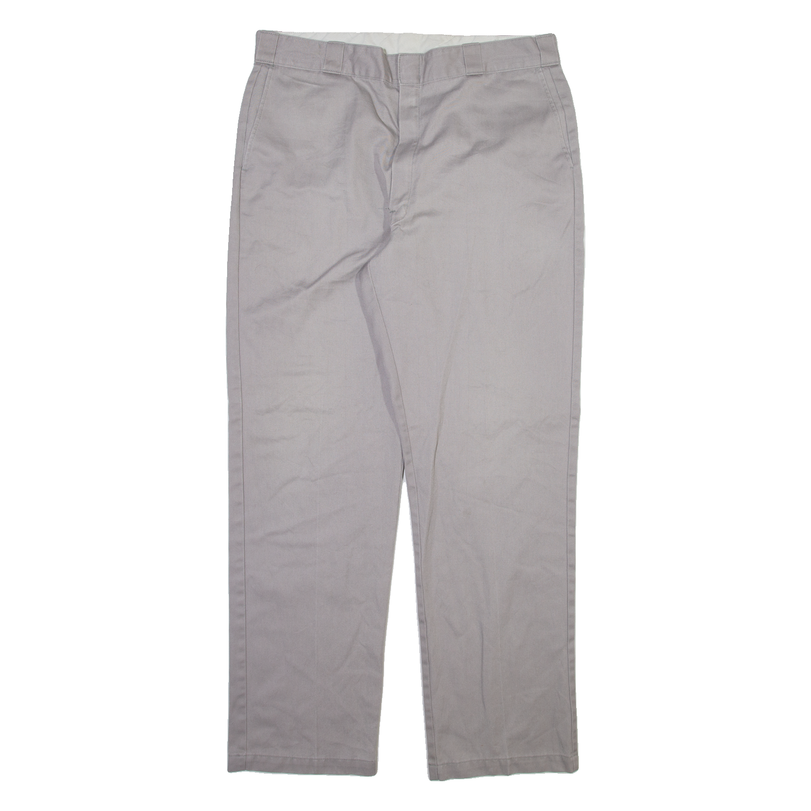 DICKIES Mens Trousers Grey Regular Straight W38 L34 Refurbished - N/A refurbished available on Cerqular