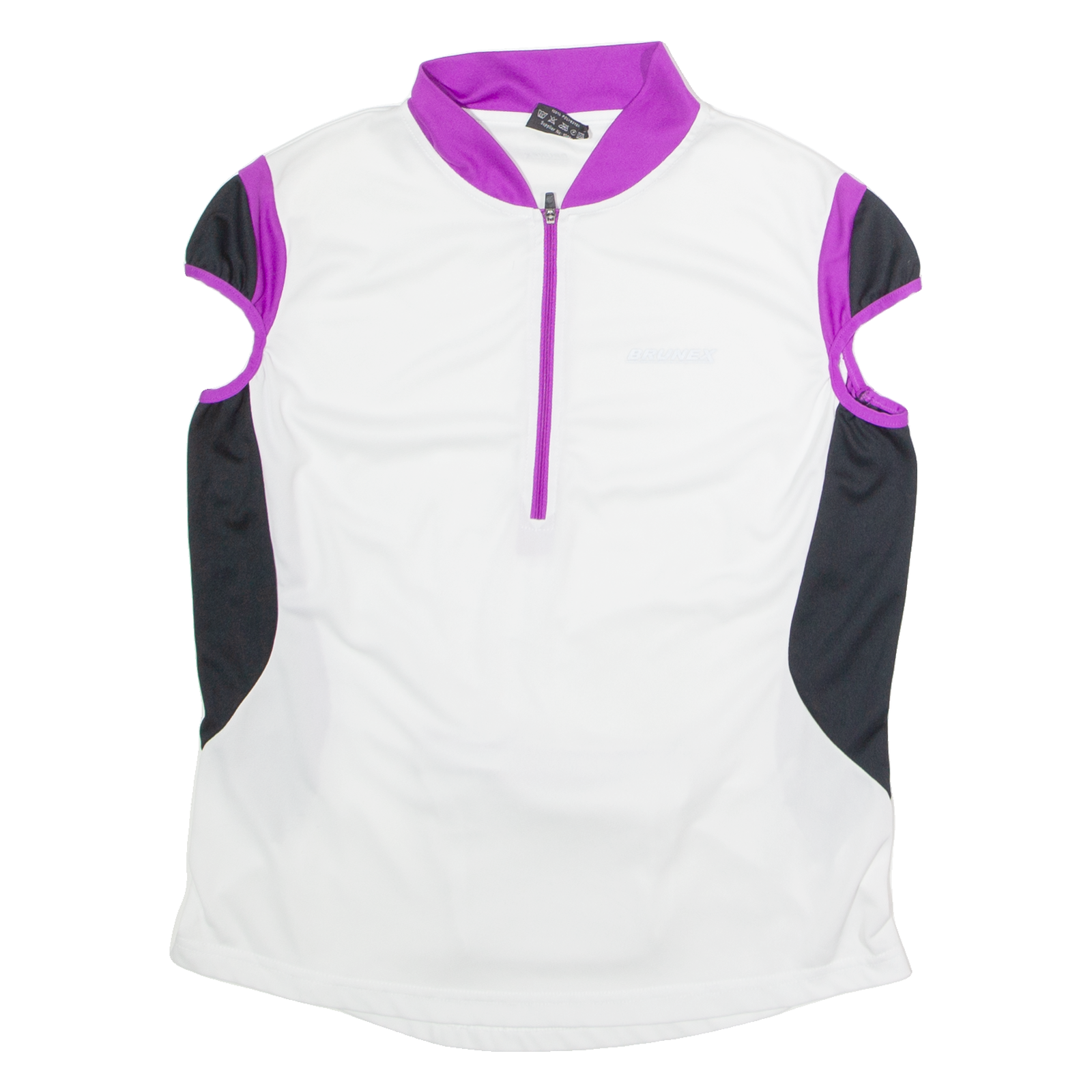 BRUNEX Cycling Womens Jersey White Sleeveless 1/2 Zip L Refurbished - N/A refurbished available on Cerqular
