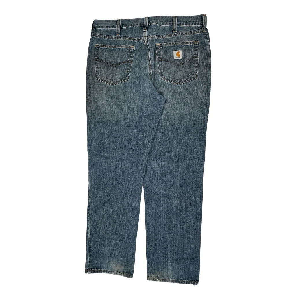 Carhartt Jeans - 37W 34L Blue Cotton Blend Refurbished - Thrifted (note: this is a term often used to describe second- refurbished available on Cerqular