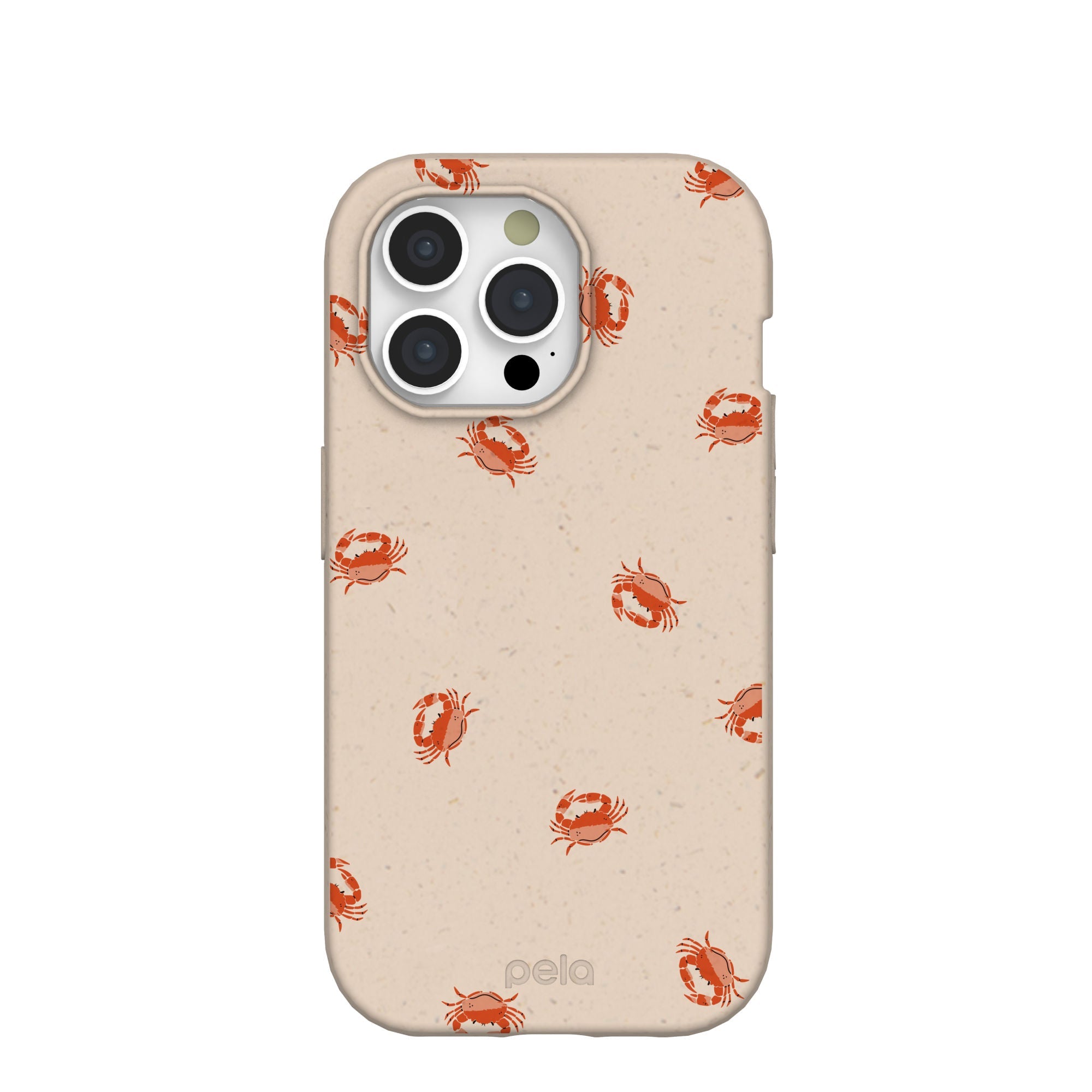 Seashell Lil Crabby iPhone 15 Pro Case Refurbished - Pela Case refurbished available on Cerqular