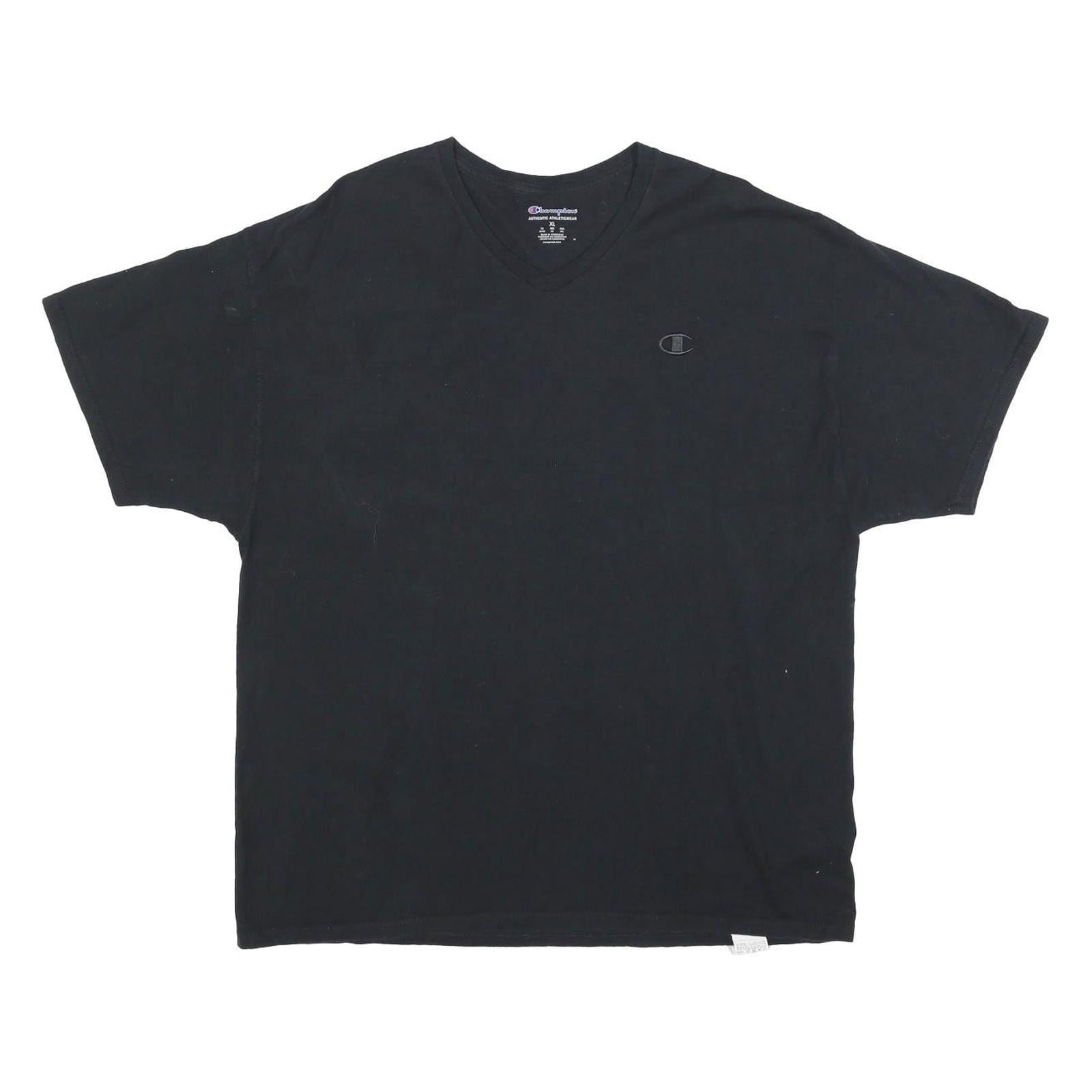 Buy CHAMPION Mens Black The Show Must Go On Graphic V-Neck T-Shirt XL Short Sleeve Refurbished - $18.19 CHAMPION Mens Black The Show Must Go On Graphic V-Neck T-Shirt XL Short Sleeve Refurbished - N/A refurbished available on Cerqular