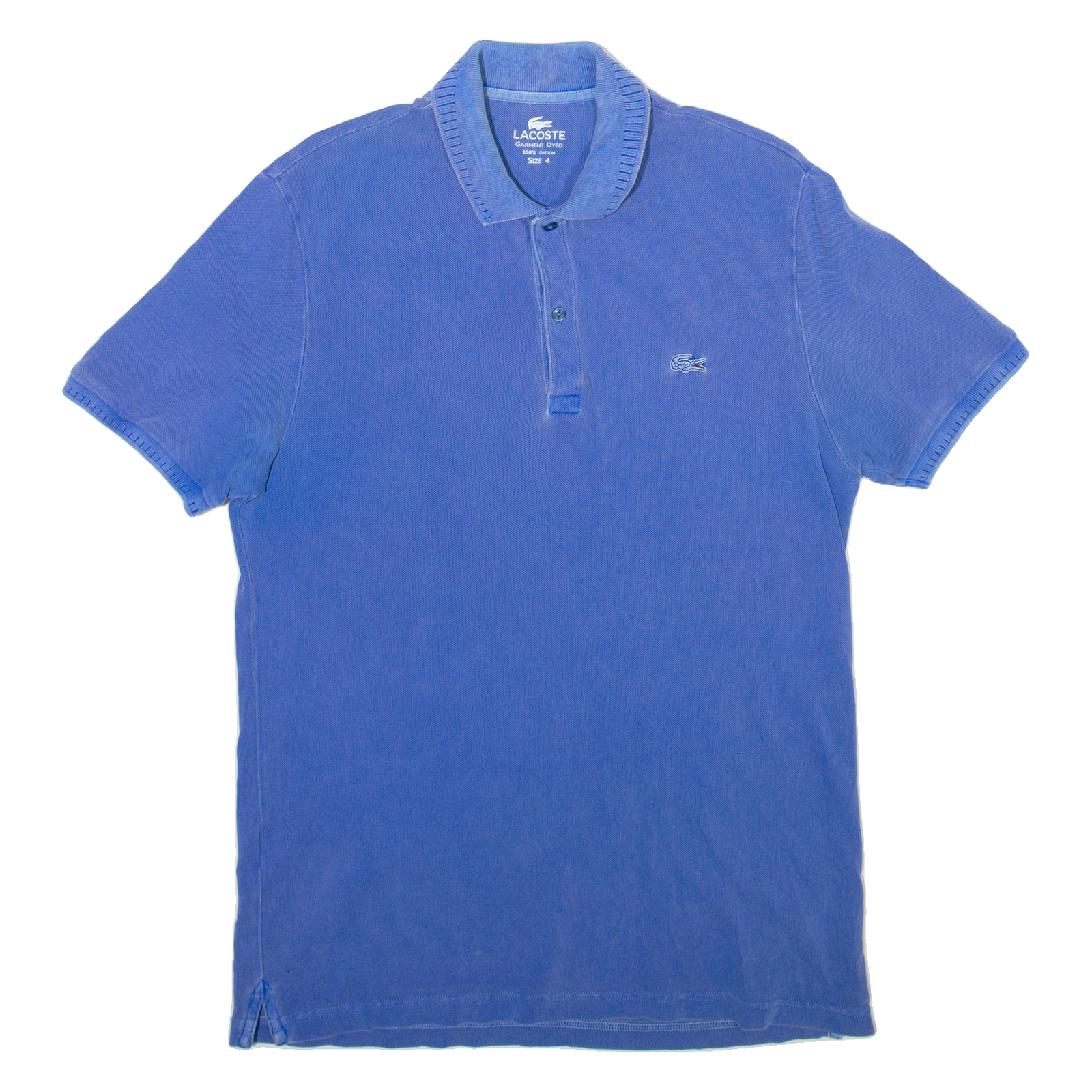 LACOSTE Mens Polo Shirt Blue M Refurbished - N/A refurbished available on Cerqular