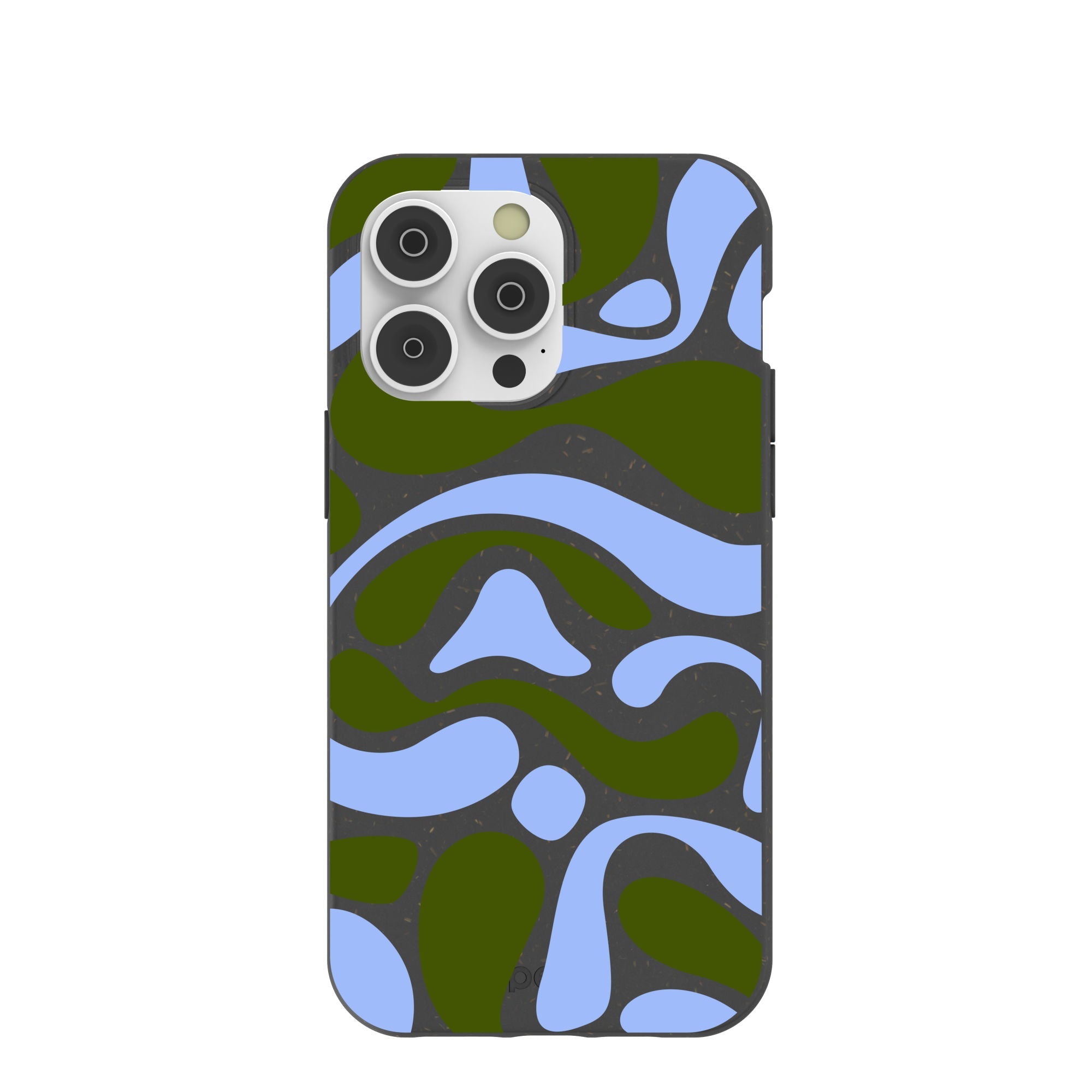 Black Curve and Flow iPhone 14 Pro Max Case Refurbished - Pela Case refurbished available on Cerqular