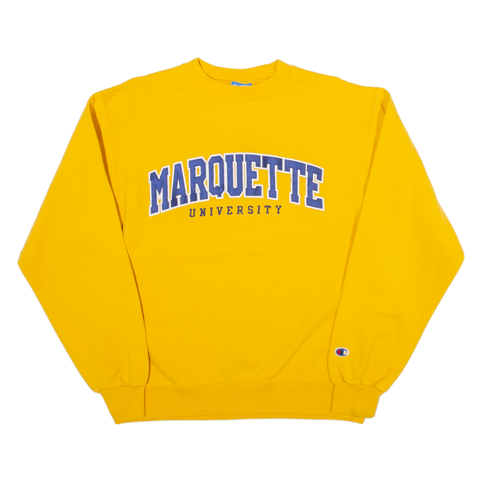 CHAMPION Marquette University Mens Sweatshirt Yellow USA M Refurbished - N/A refurbished available on Cerqular