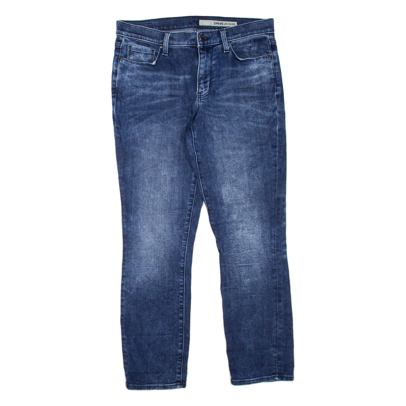 DKNY Womens Jeans Blue Regular Tapered W30 L27 Refurbished - N/A refurbished available on Cerqular