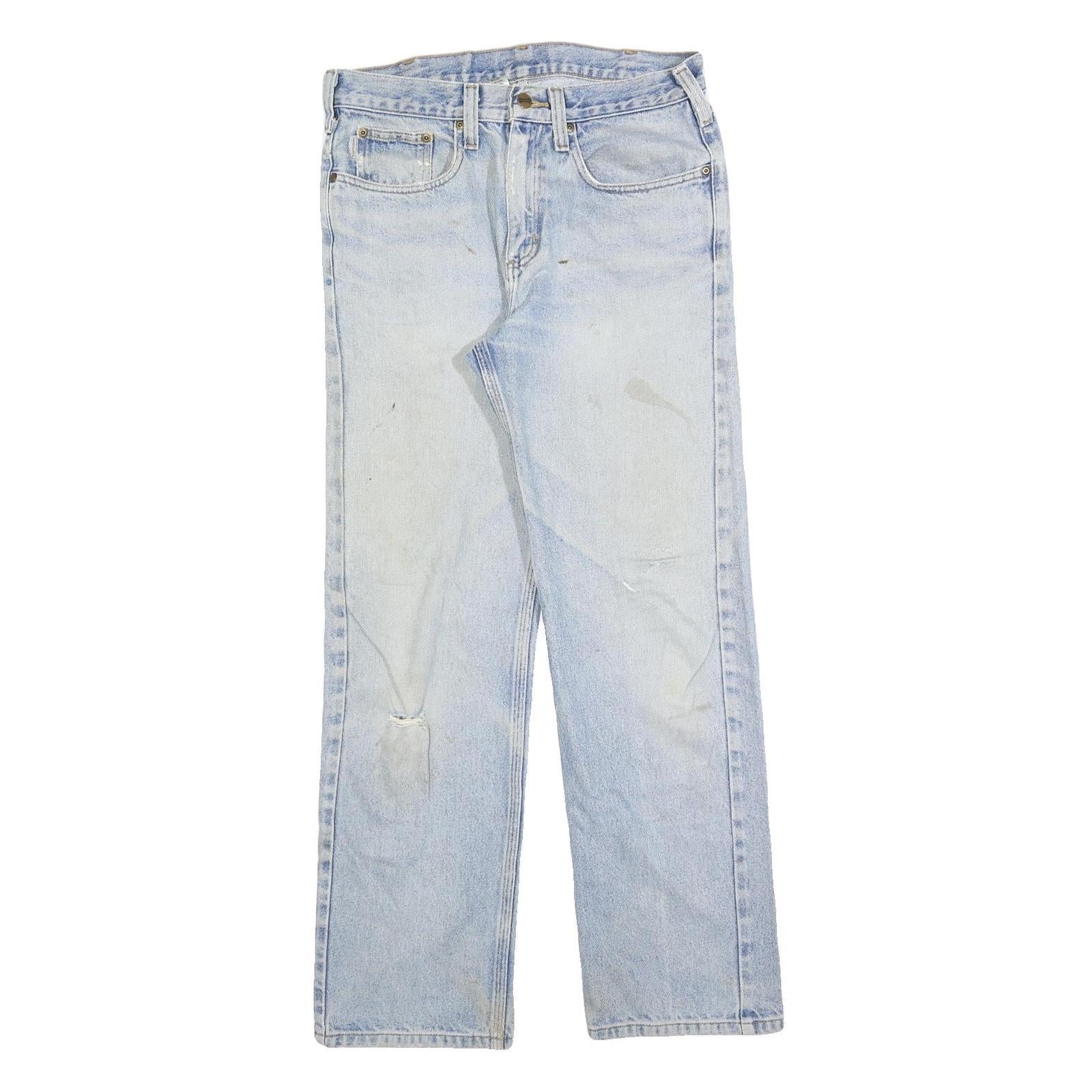 Buy CARHARTT Mens Jeans Blue Regular Straight Denim Medium W32 L32 Workwear Zip Refurbished - $49.39 CARHARTT Mens Jeans Blue Regular Straight Denim Medium W32 L32 Workwear Zip Refurbished - N/A refurbished available on Cerqular
