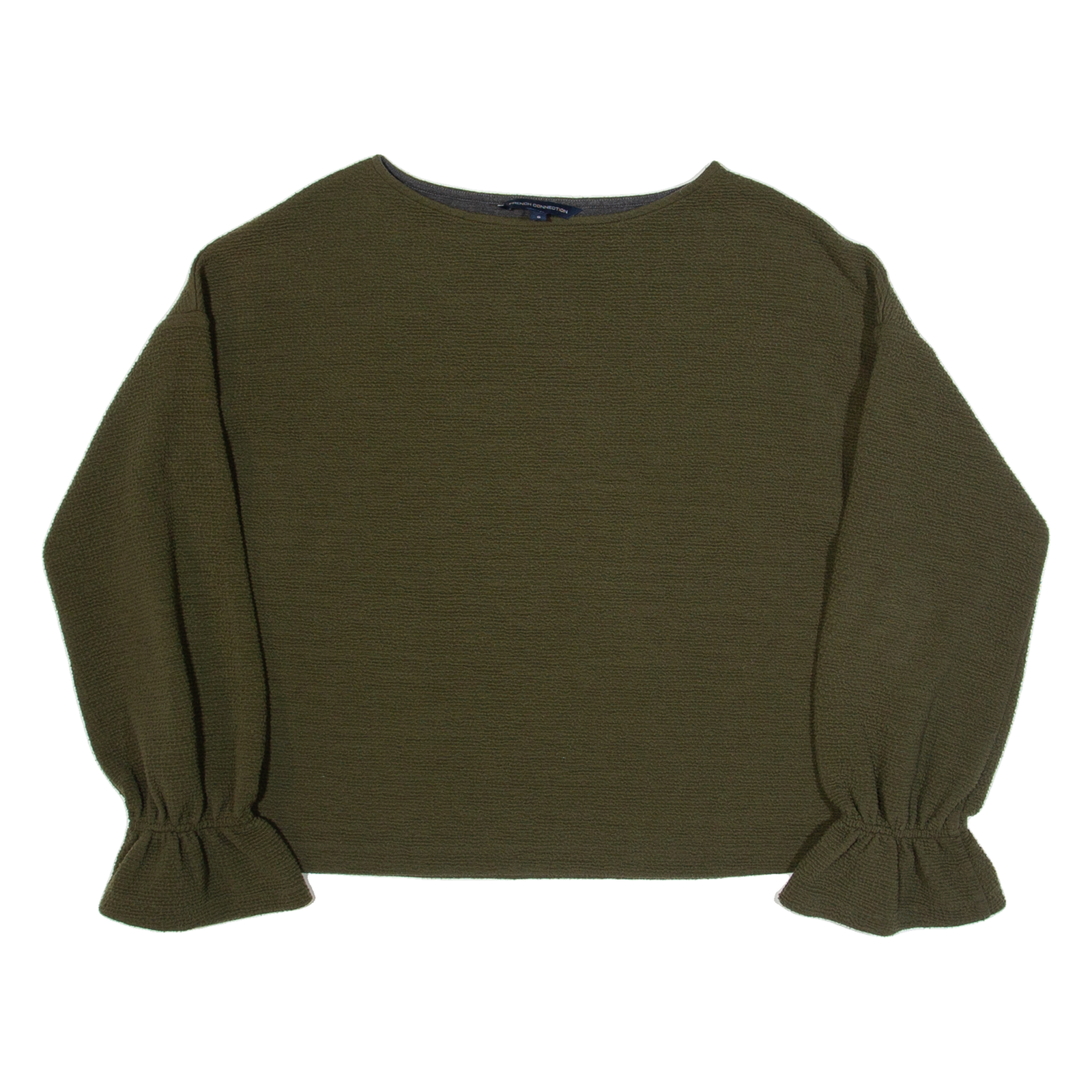 FRENCH CONNECTION Womens Sweatshirt Green S Refurbished - N/A refurbished available on Cerqular
