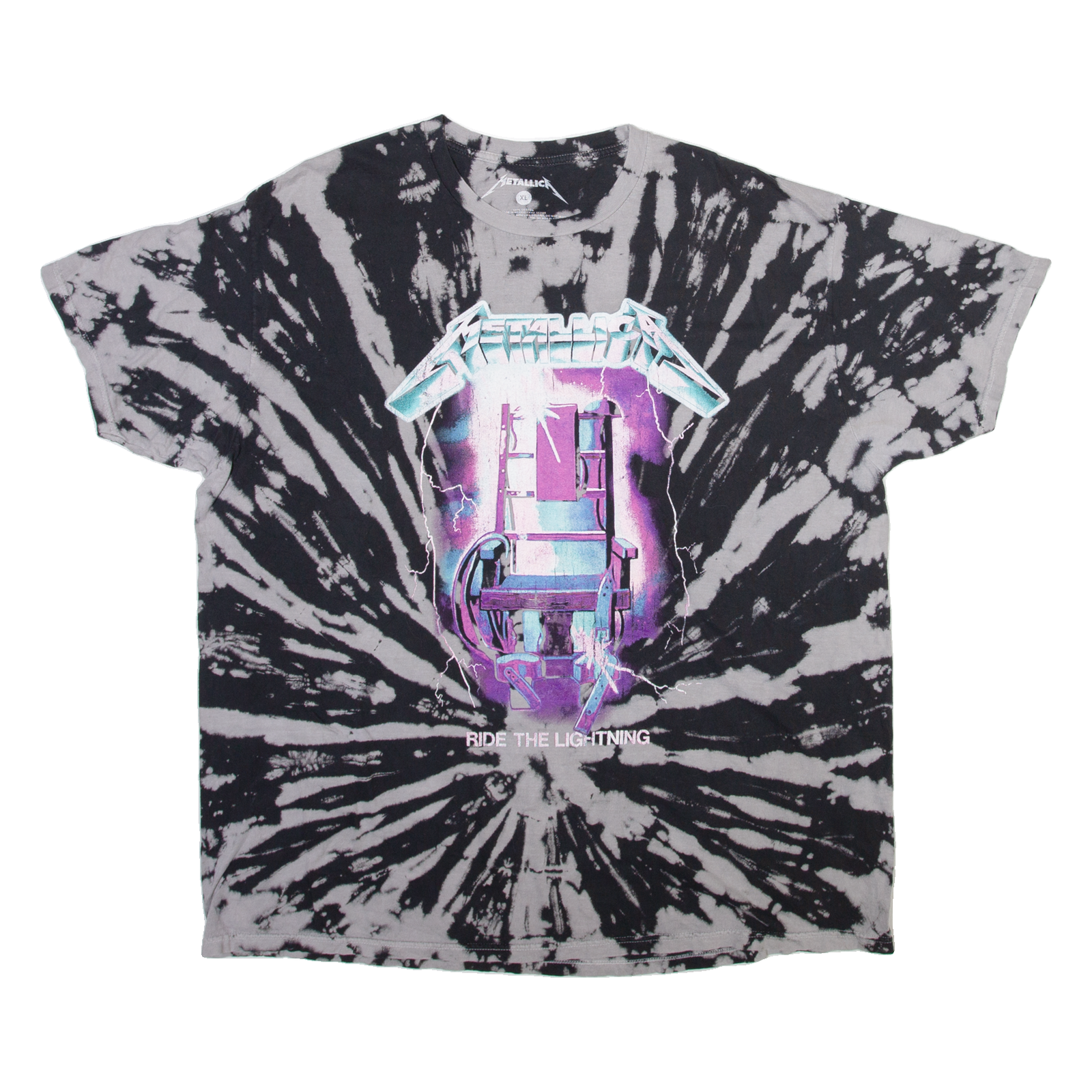 METALLICA Mens Band T-Shirt Grey XL Refurbished - N/A refurbished available on Cerqular