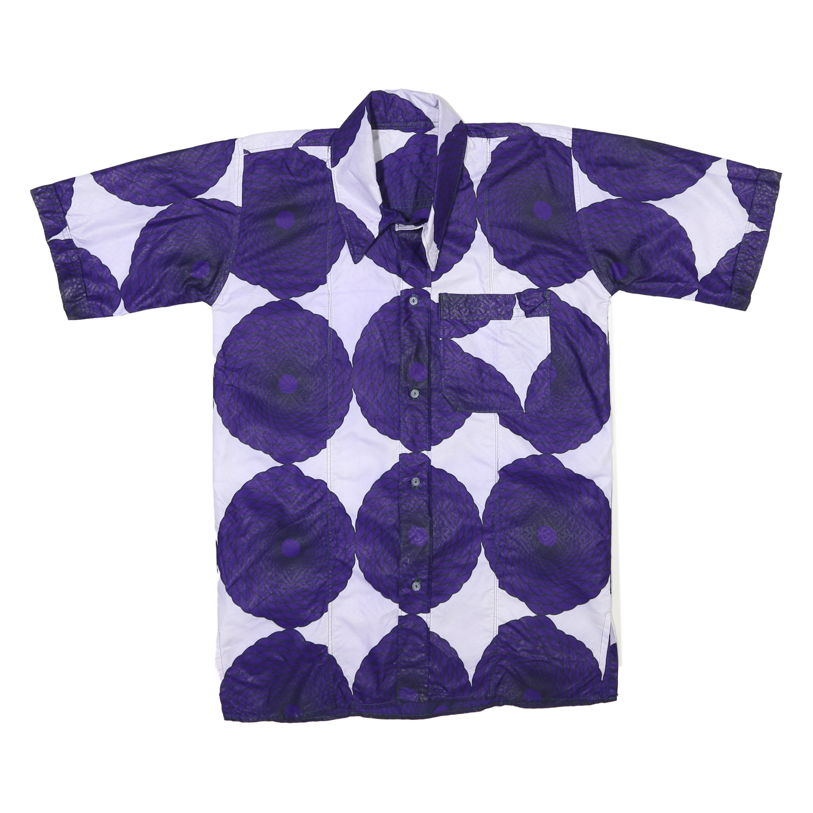 Buy Mens Purple & White Abstract Pattern Shirt L Polyester Blend Summer Refurbished - $18.19 Mens Purple & White Abstract Pattern Shirt L Polyester Blend Summer Refurbished - N/A refurbished available on Cerqular