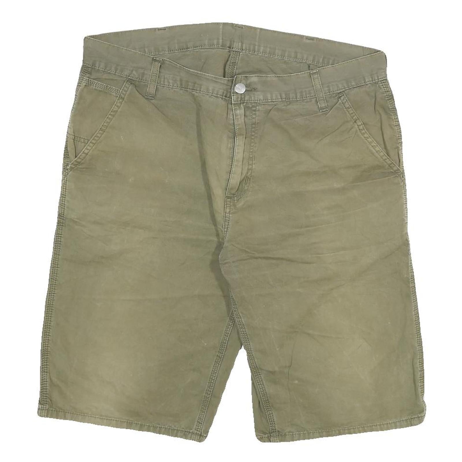 CARHARTT Mens Shorts Green Casual Cotton Blend 2XL W36 Workwear Durable Refurbished - N/A refurbished available on Cerqular