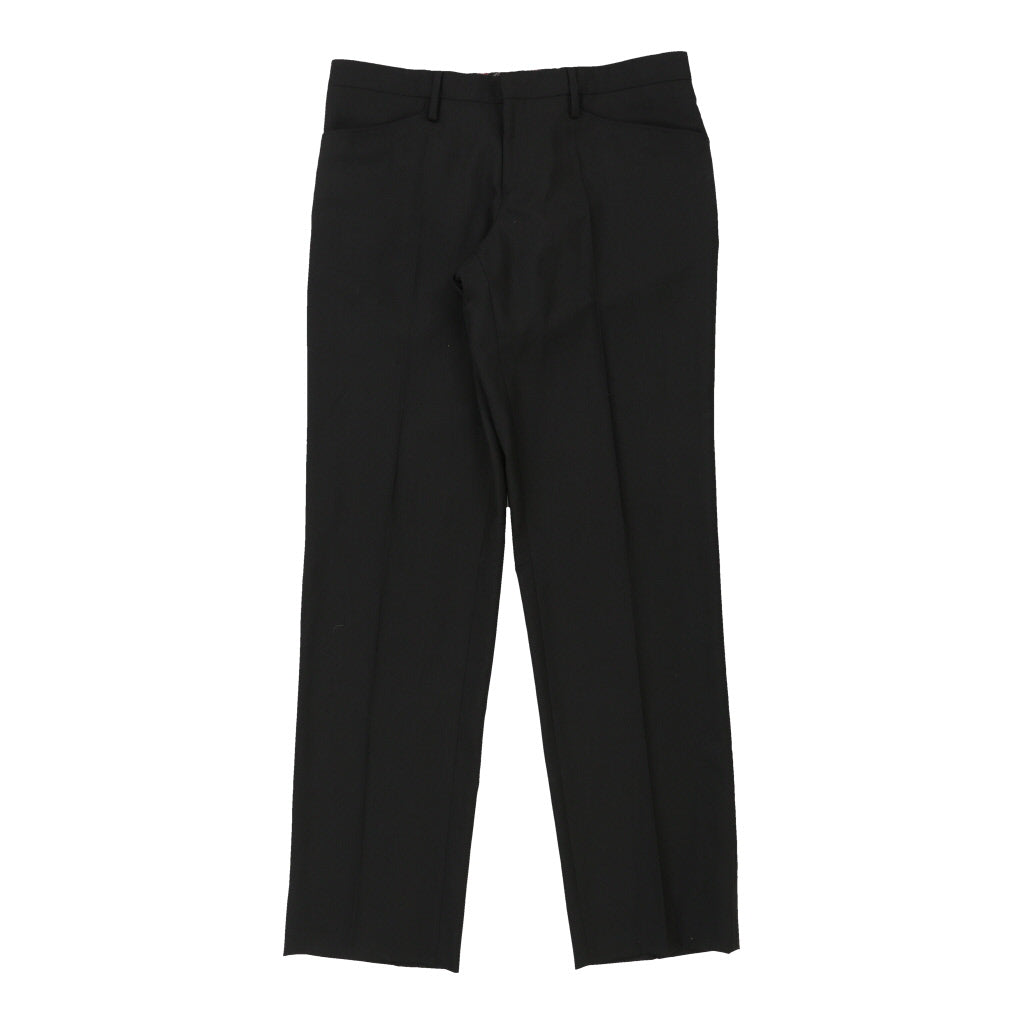 Dolce & Gabbana Trousers - 36W UK 14 Black Cotton | Size: UK 14 Refurbished - N/A (Preloved Designer is not a specific brand, it refurbished available on Cerqular