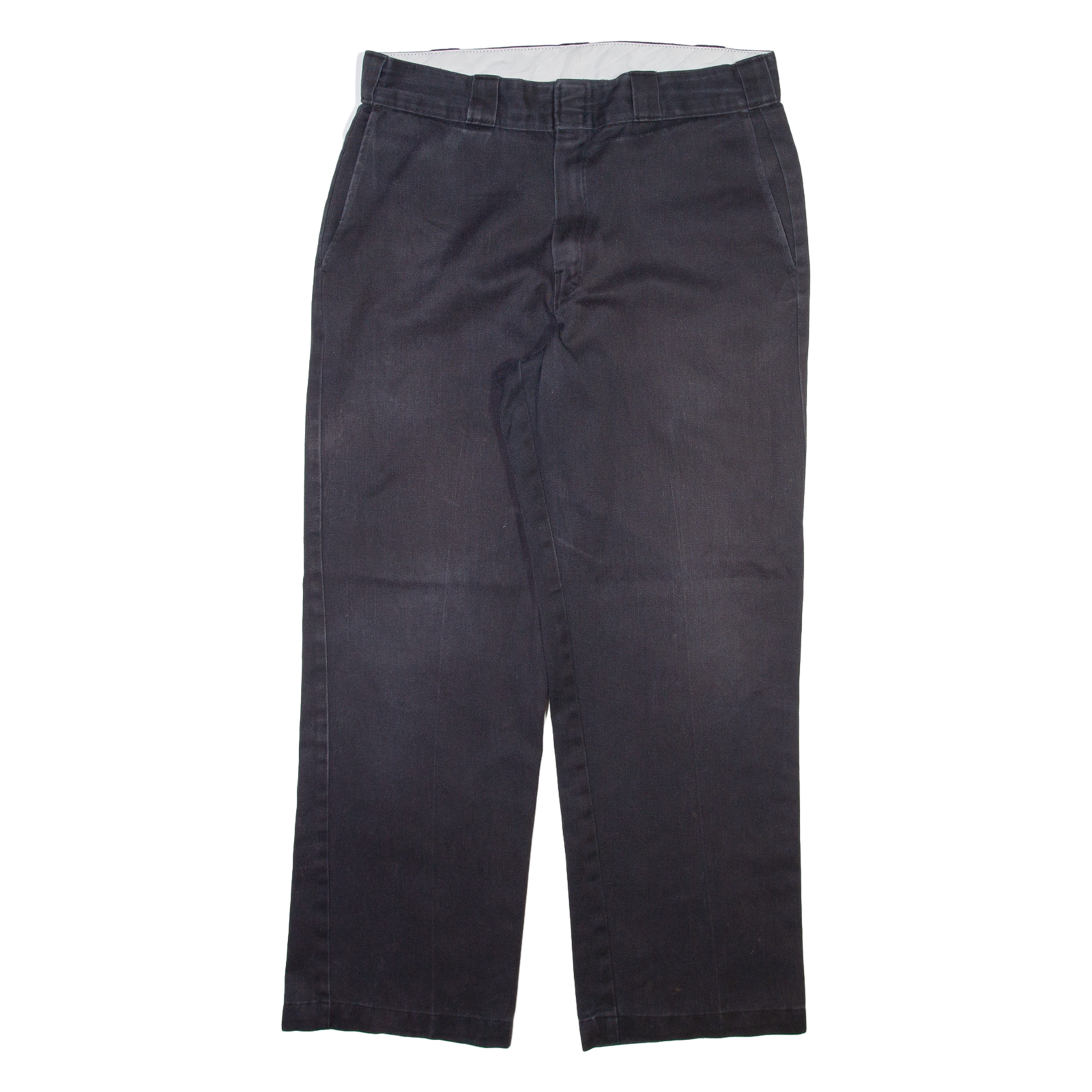 DICKIES Mens Trousers Black Regular Straight W32 L28 Refurbished - N/A refurbished available on Cerqular