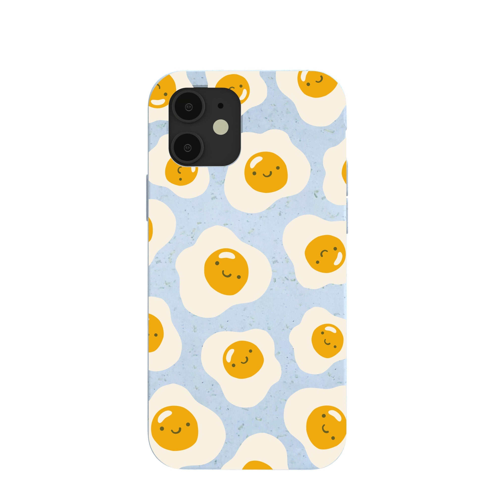 Powder Blue Sunny Side Up iPhone 12/ iPhone 12 Pro Case Refurbished - Pela Case refurbished available on Cerqular
