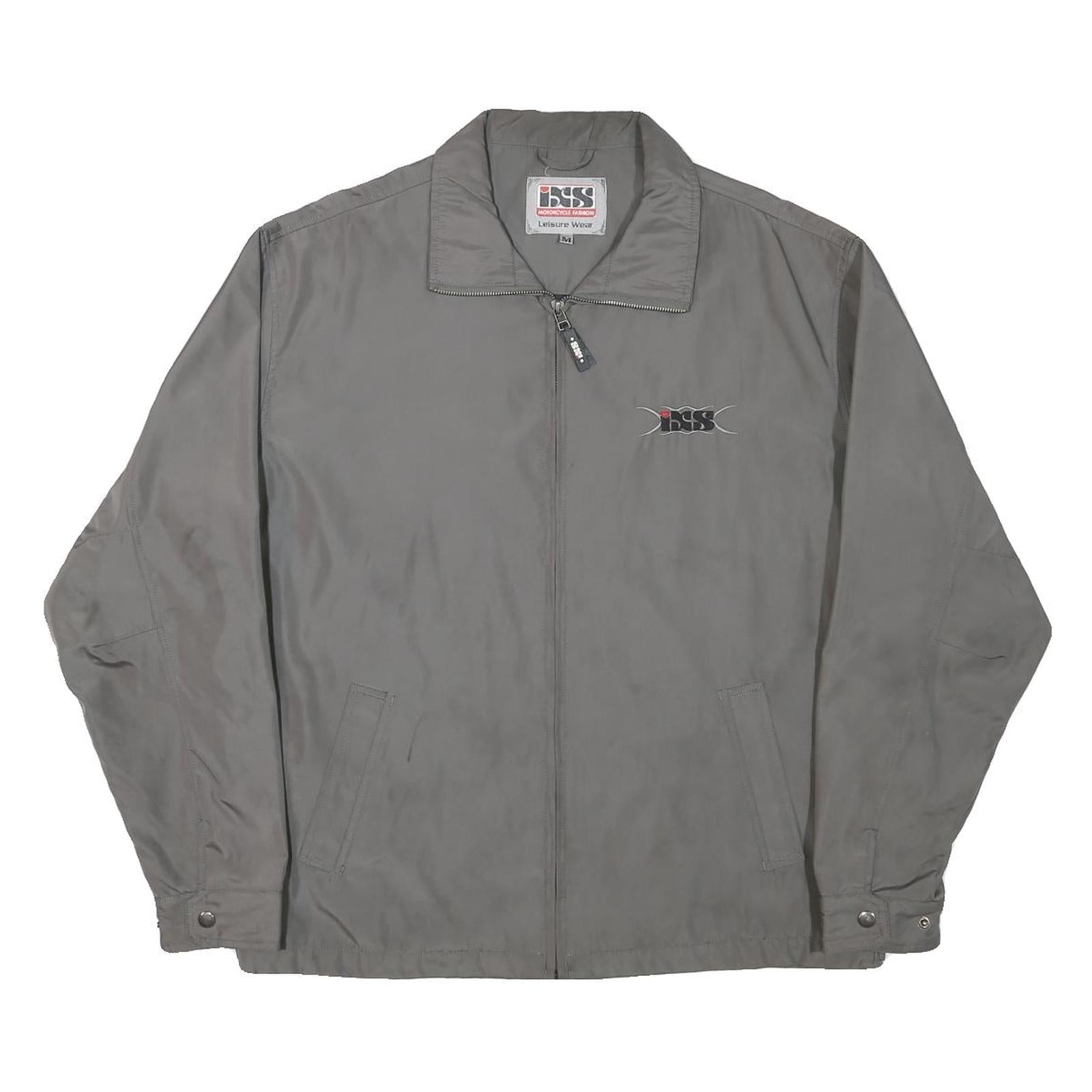 IXS Mens Grey Leisure Wear Jacket M Polyester Blend Zip Casual Style Refurbished - N/A refurbished available on Cerqular