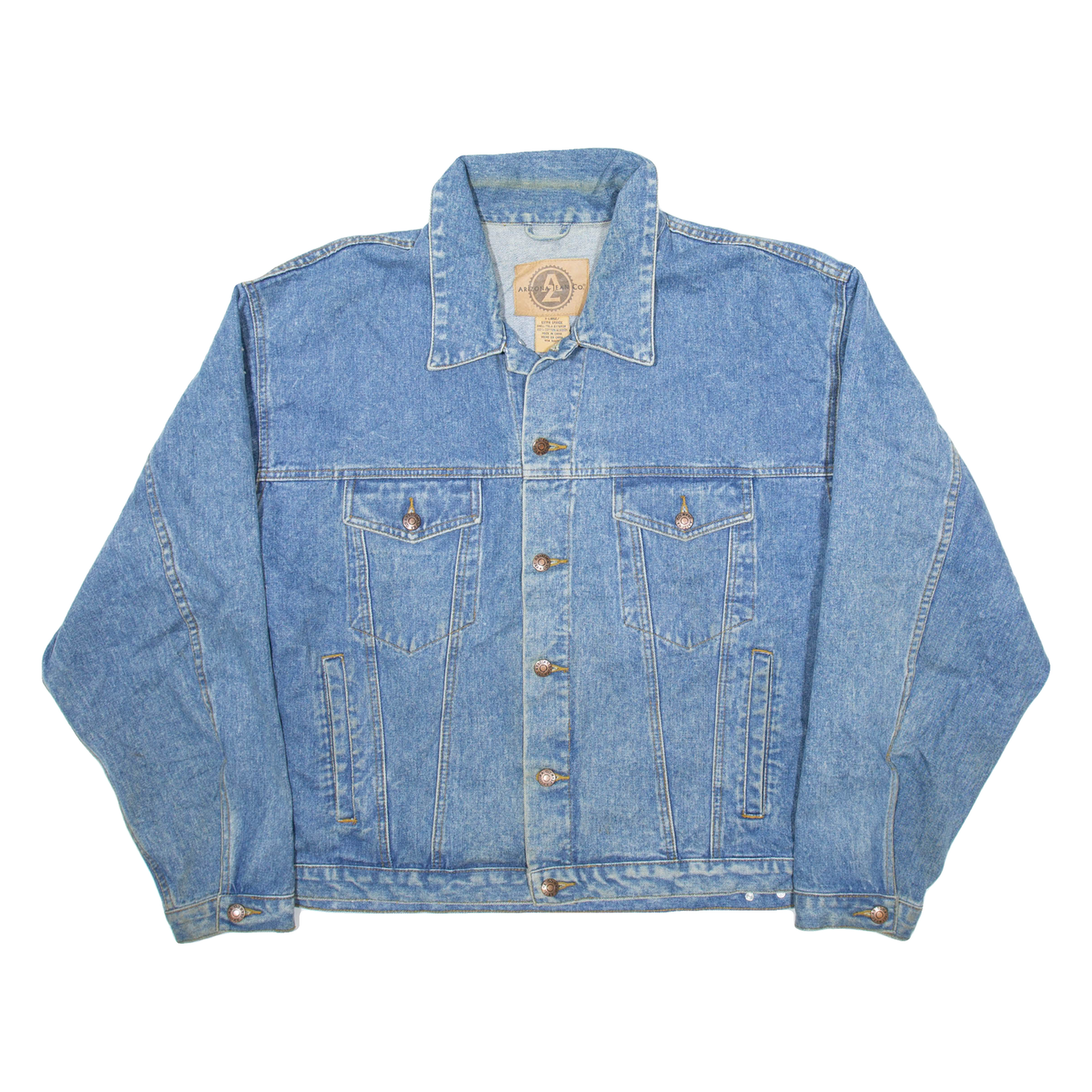 Buy ARIZONA JEAN COMPANY Mens Denim Jacket Blue XL Refurbished - $46.79 ARIZONA JEAN COMPANY Mens Denim Jacket Blue XL Refurbished - N/A refurbished available on Cerqular