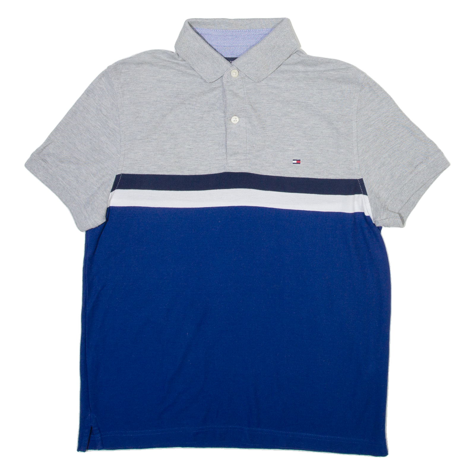TOMMY HILFIGER Mens Polo Shirt Blue S Refurbished - N/A refurbished available on Cerqular