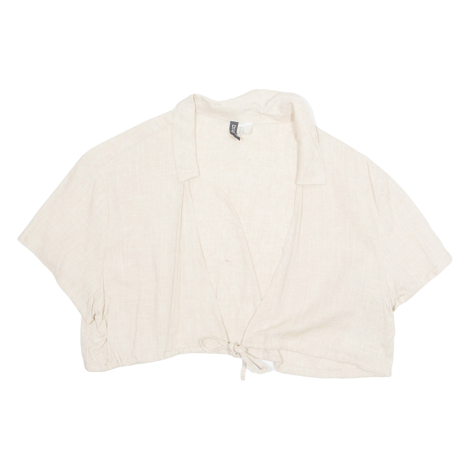 DIVIDED Womens Shirt Beige Collared M Refurbished - N/A refurbished available on Cerqular