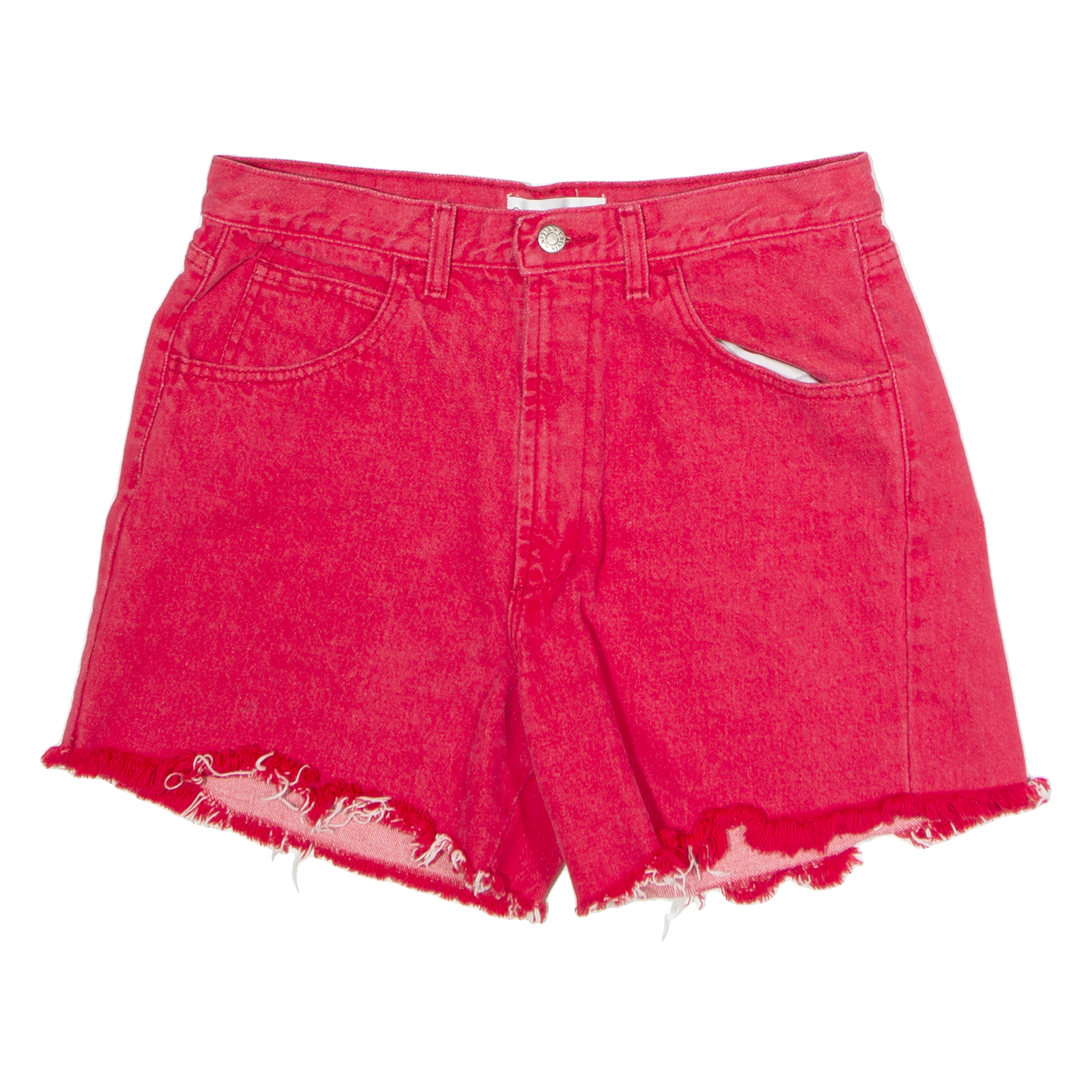 CALVIN KLEIN Sport Cut Off Womens Casual Shorts Red M W32 Refurbished - N/A refurbished available on Cerqular