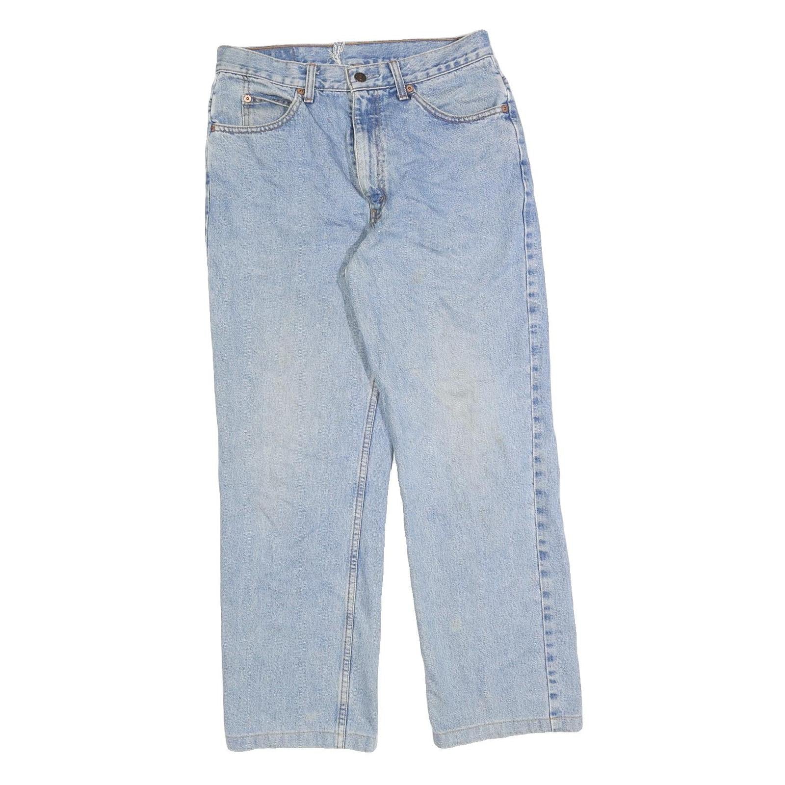 LEVI'S Mens Regular Fit Blue Denim Straight Jeans W30 L28 Classic Cotton Zip Refurbished - N/A refurbished available on Cerqular