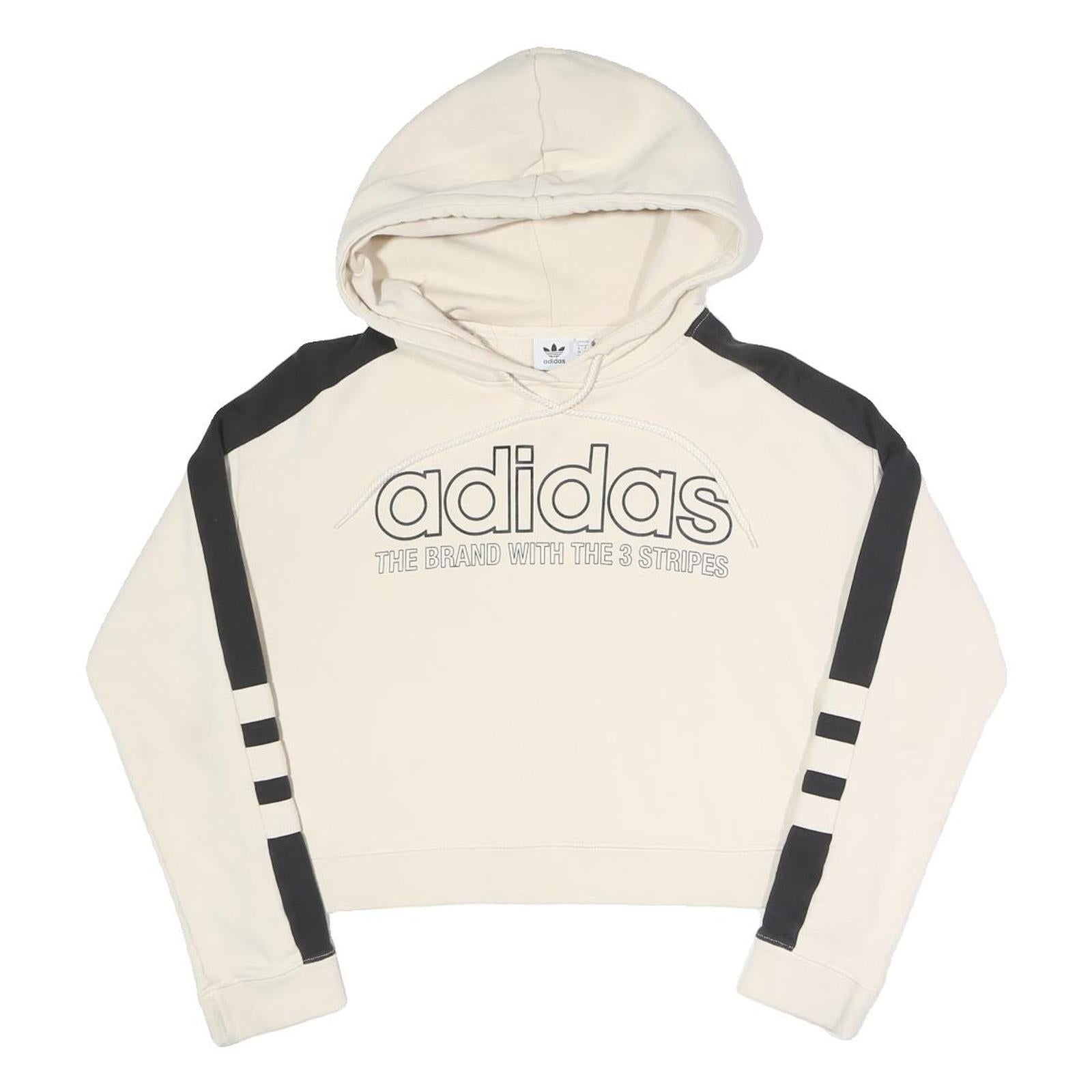 Buy ADIDAS Womens Cream & Black Hoodie UK 8 Cotton Blend Casual Sweatshirt Refurbished - $33.79 ADIDAS Womens Cream & Black Hoodie UK 8 Cotton Blend Casual Sweatshirt Refurbished - N/A refurbished available on Cerqular
