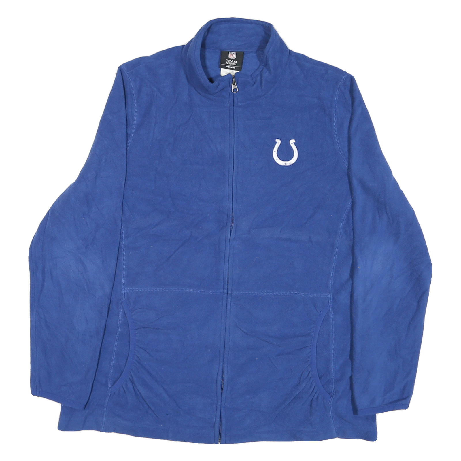 NFL Womens Blue Zip Up Jacket XL Polyester Blend Plain Casual Sports Refurbished - N/A refurbished available on Cerqular