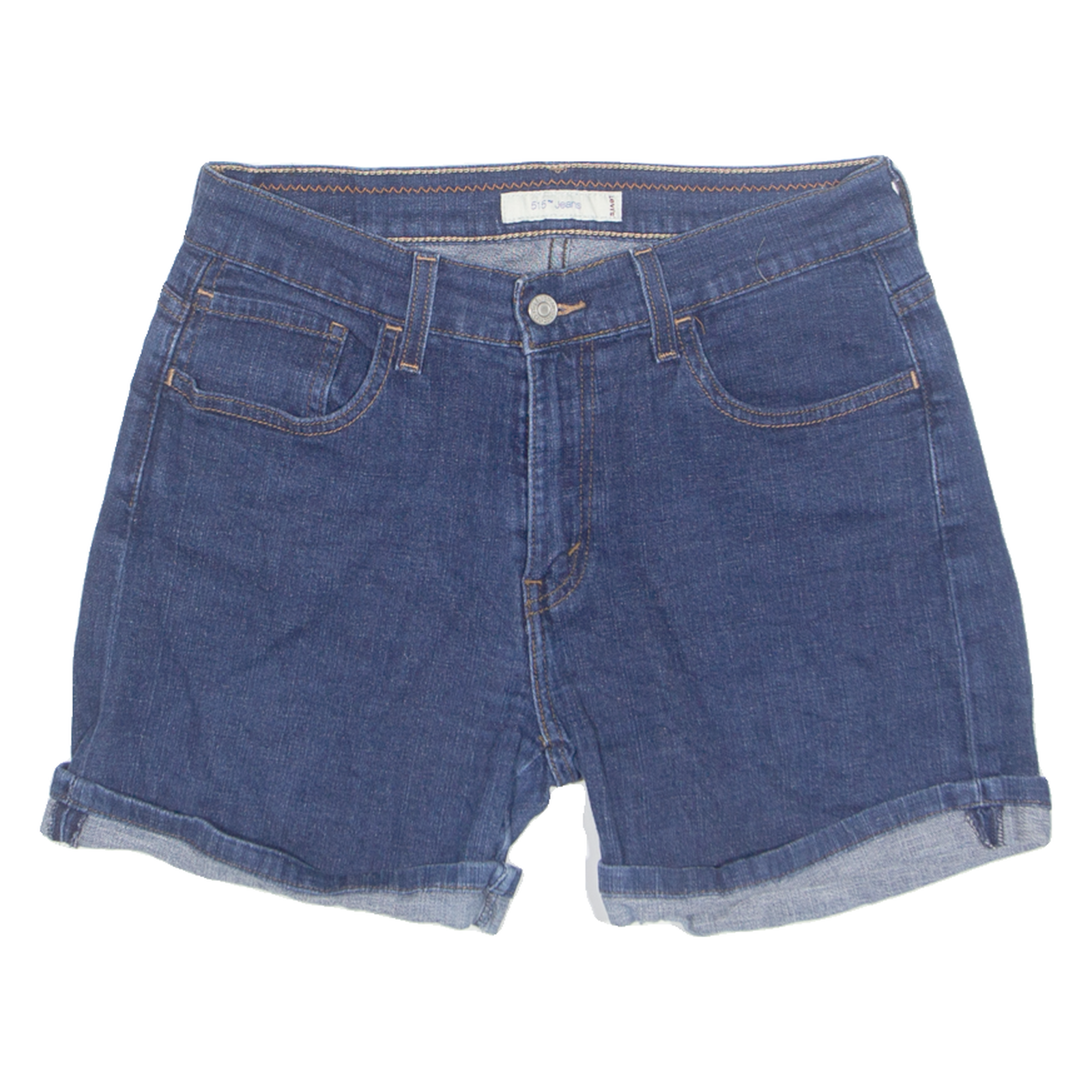 LEVI'S Turn Up 515 Womens Denim Shorts Blue M W30 Refurbished - N/A refurbished available on Cerqular