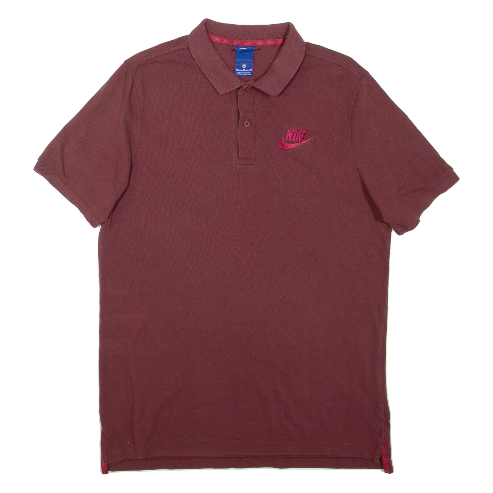 NIKE Mens Polo Shirt Maroon M Refurbished - N/A refurbished available on Cerqular