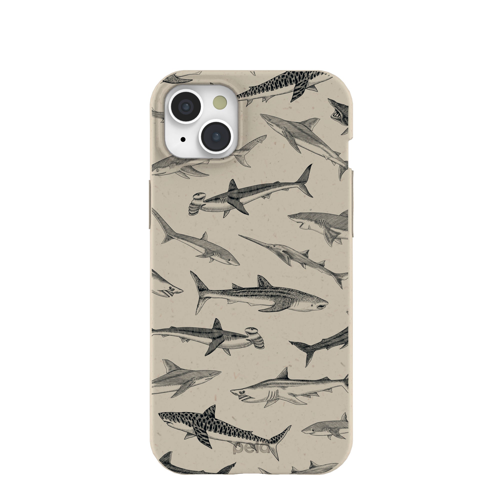 London Fog Shark World iPhone 15 Plus Case Refurbished - Pela Case refurbished available on Cerqular