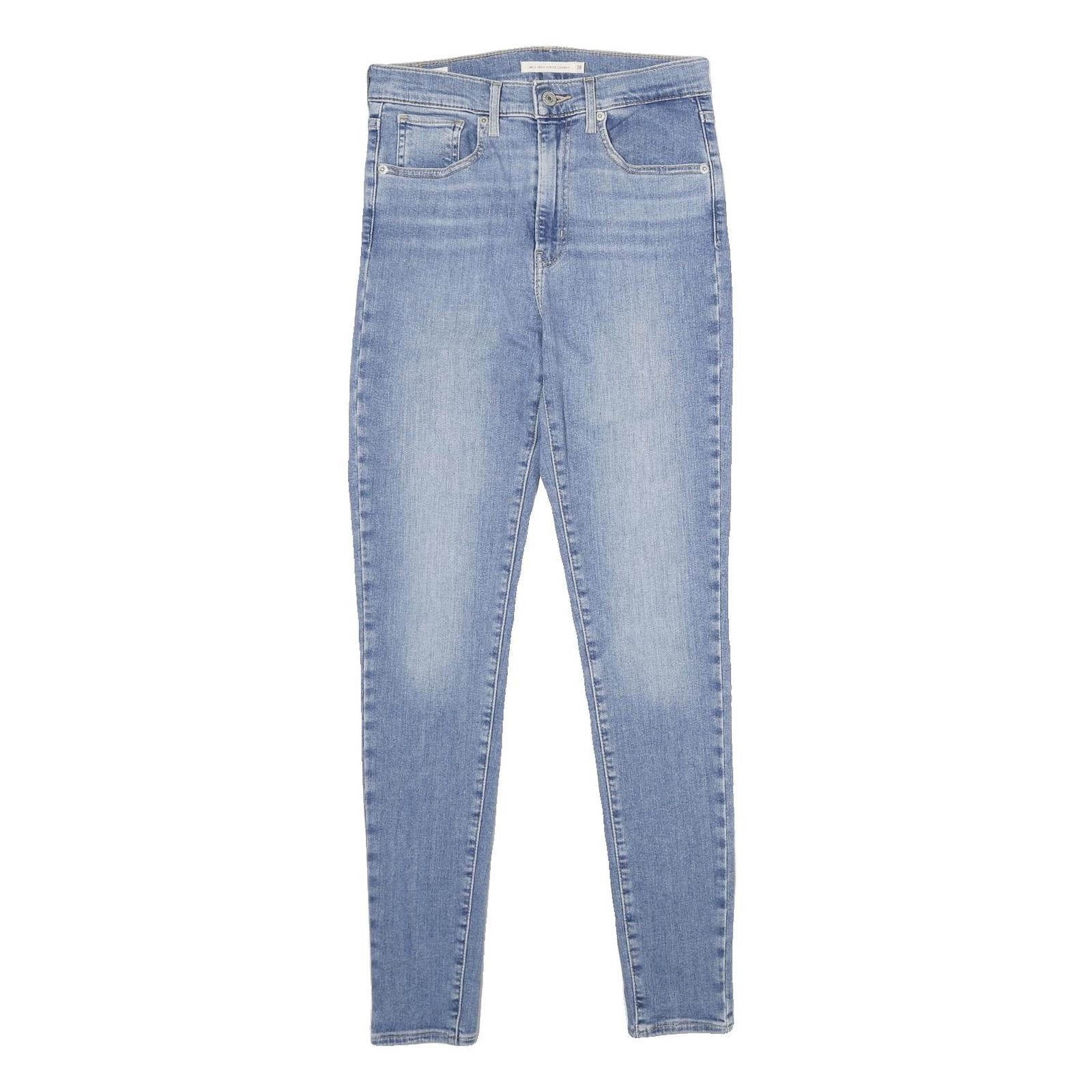 LEVI'S Mile High Super Skinny Big E Womens Jeans Blue Slim Skinny Denim Light Refurbished - N/A refurbished available on Cerqular