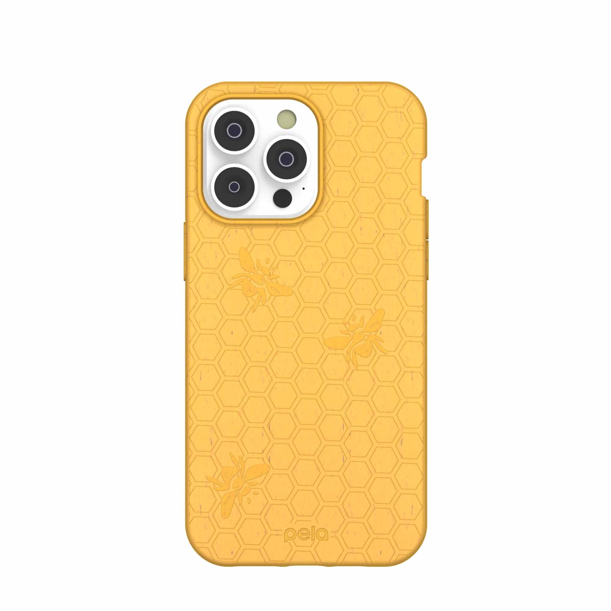 Honey (Bee Edition) iPhone 14 Pro Max Case Refurbished - Pela Case refurbished available on Cerqular
