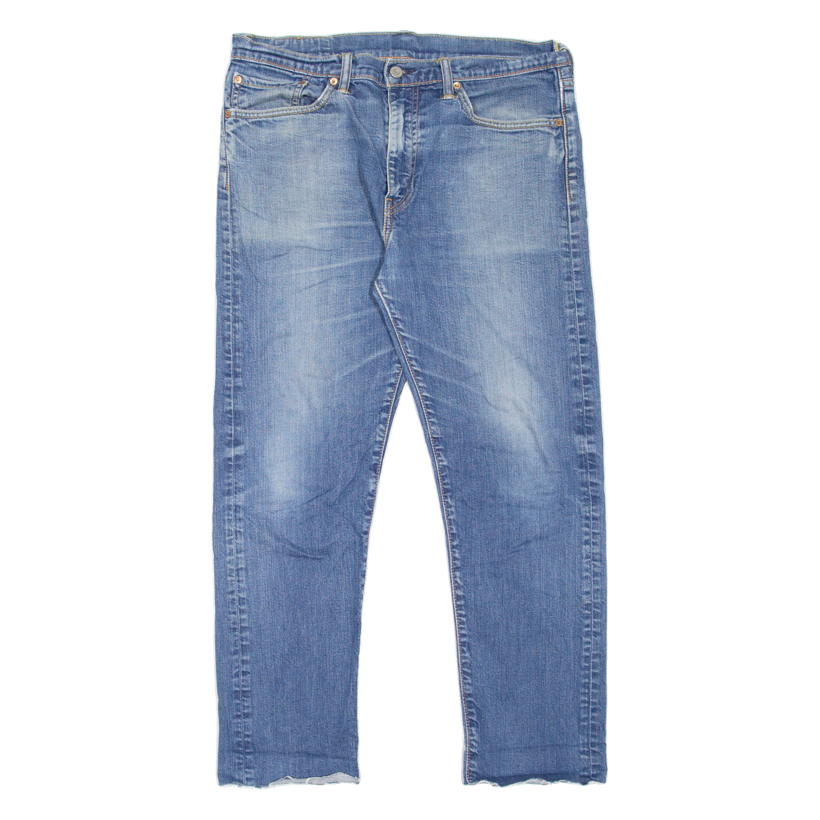 LEVI'S 508 Jeans Mens Blue Regular Tapered Stone Wash W34 L26 Refurbished - N/A refurbished available on Cerqular