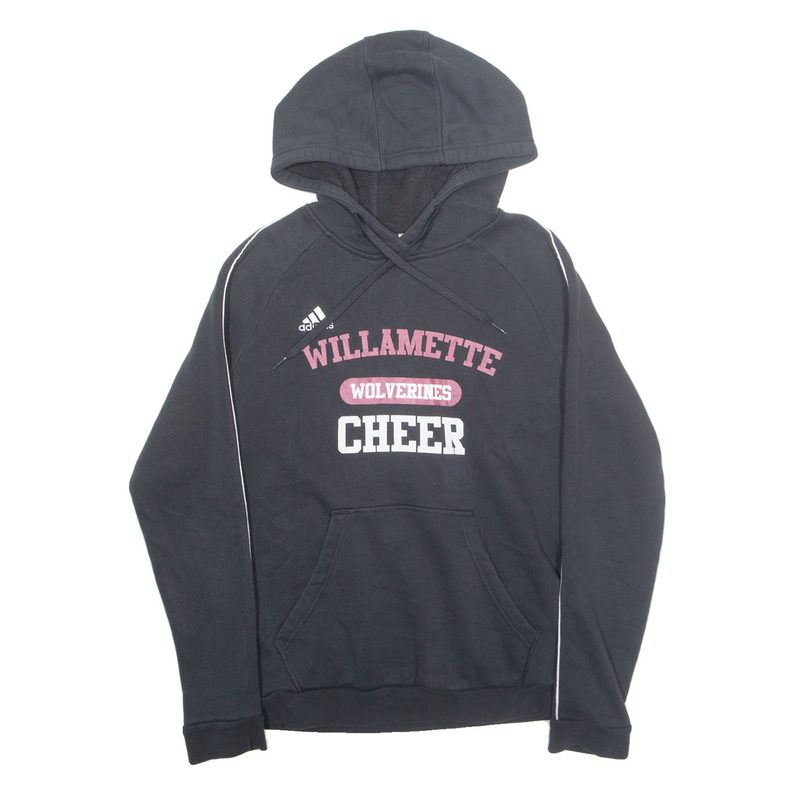 ADIDAS Willamette Wolverines Cheer Mens Black Hoodie USA L Refurbished - N/A refurbished available on Cerqular