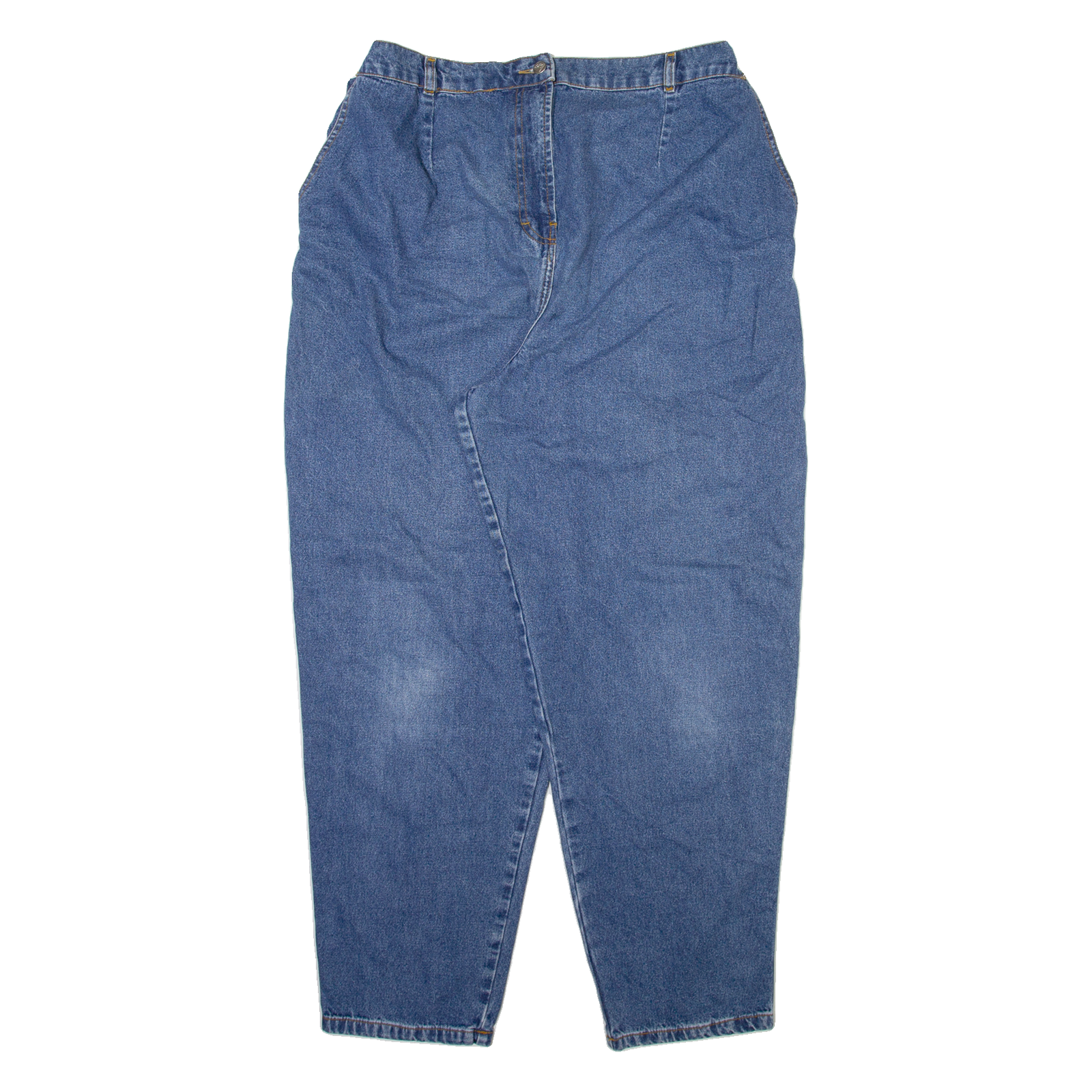 PERICOL Womens Jeans Blue Relaxed Tapered W36 L31 Refurbished - N/A refurbished available on Cerqular