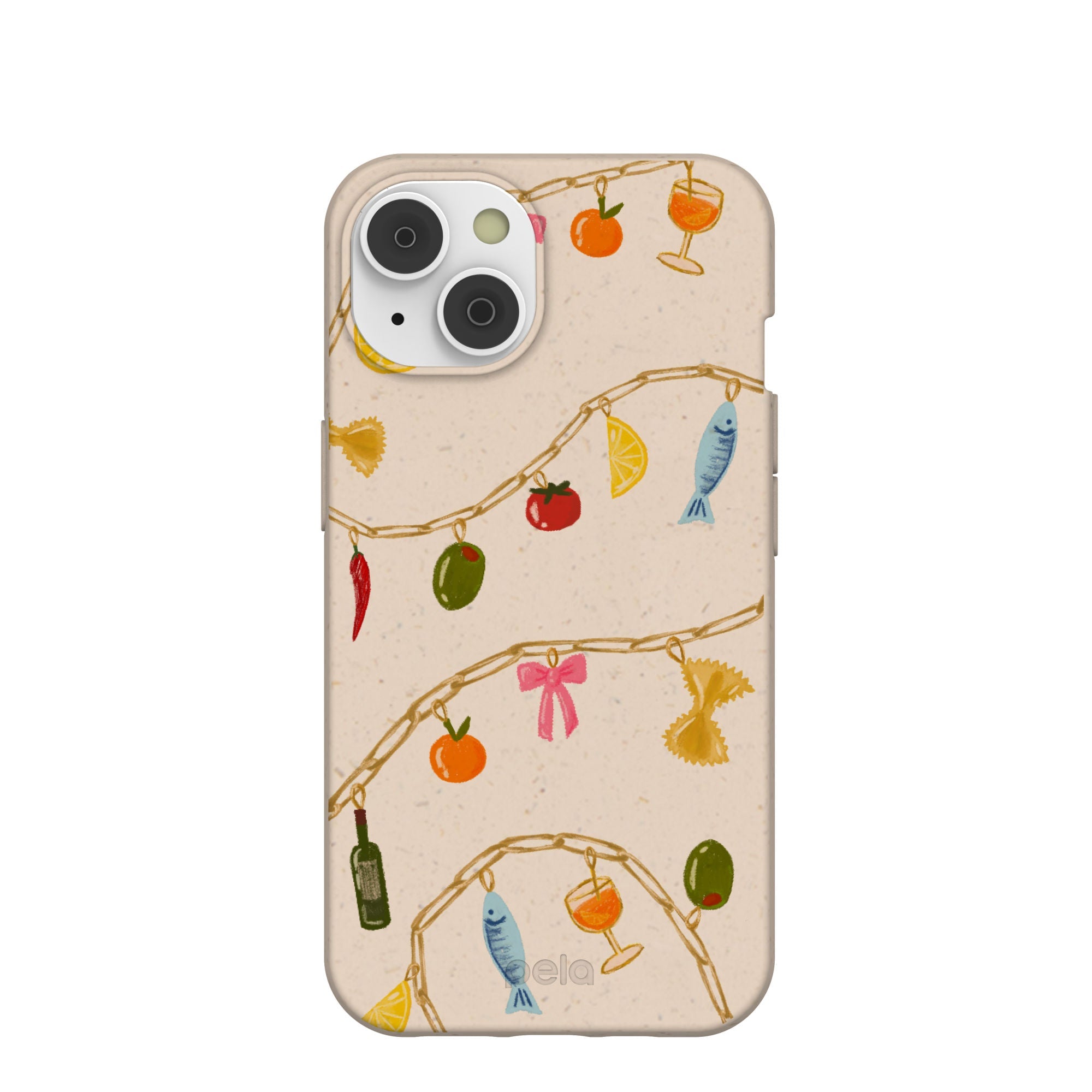 Seashell Dolce Summer iPhone 14/16e Case Refurbished - Pela Case refurbished available on Cerqular