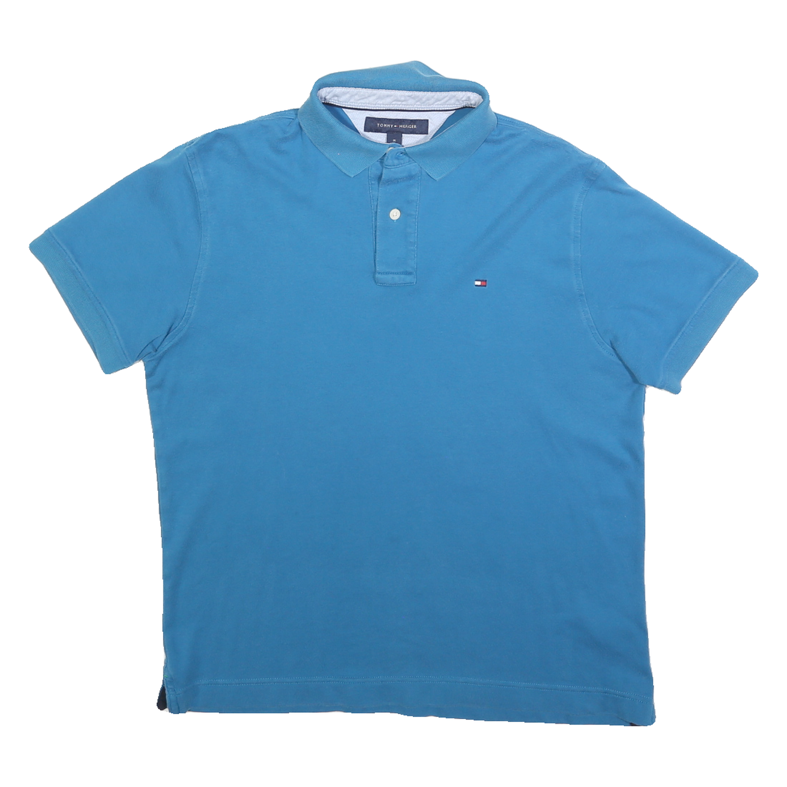 Buy TOMMY HILFIGER Mens Blue Short Sleeve Plain Polo Shirt M Cotton Blend Classic Refurbished - $28.59 TOMMY HILFIGER Mens Blue Short Sleeve Plain Polo Shirt M Cotton Blend Classic Refurbished - N/A refurbished available on Cerqular