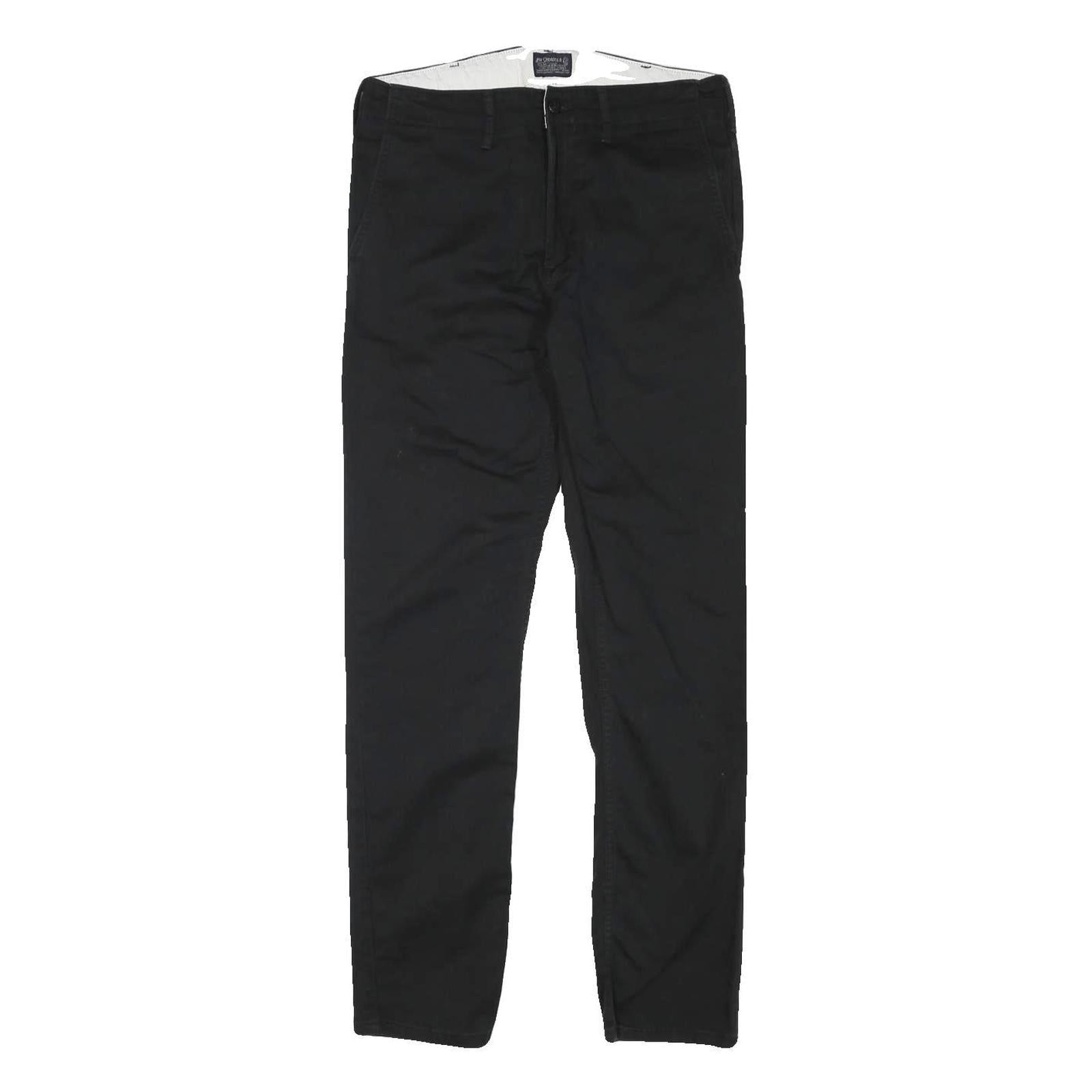 LEVI'S Mens Cotton Blend Black Regular Fit Straight Leg Trousers W29 L29 Refurbished - N/A refurbished available on Cerqular