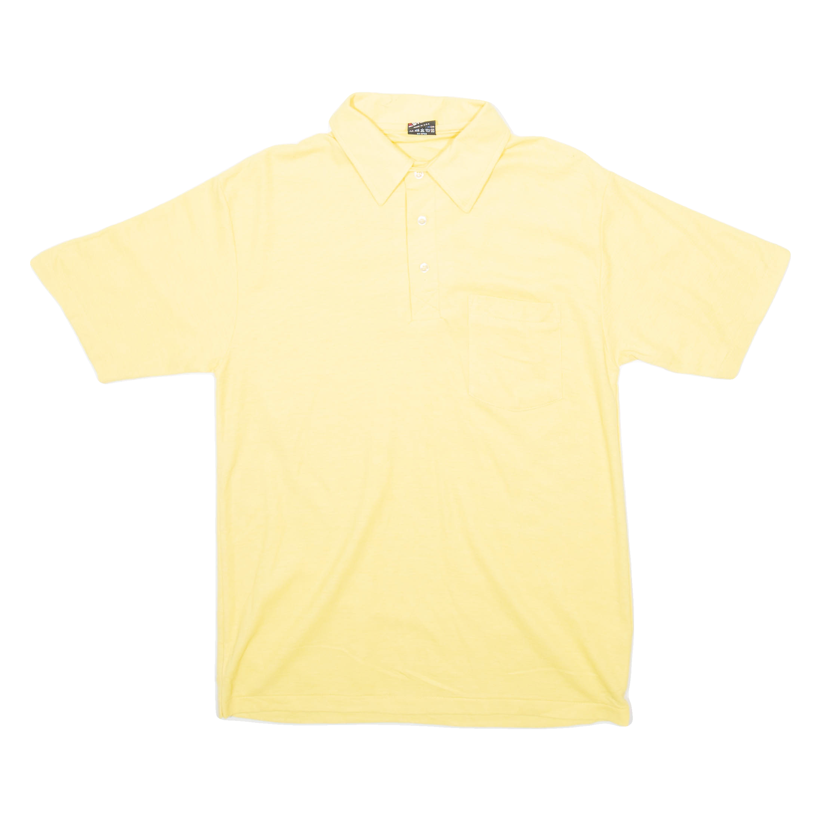 SCREEN STARS Mens Polo Shirt Yellow Short Sleeve M Refurbished - N/A refurbished available on Cerqular