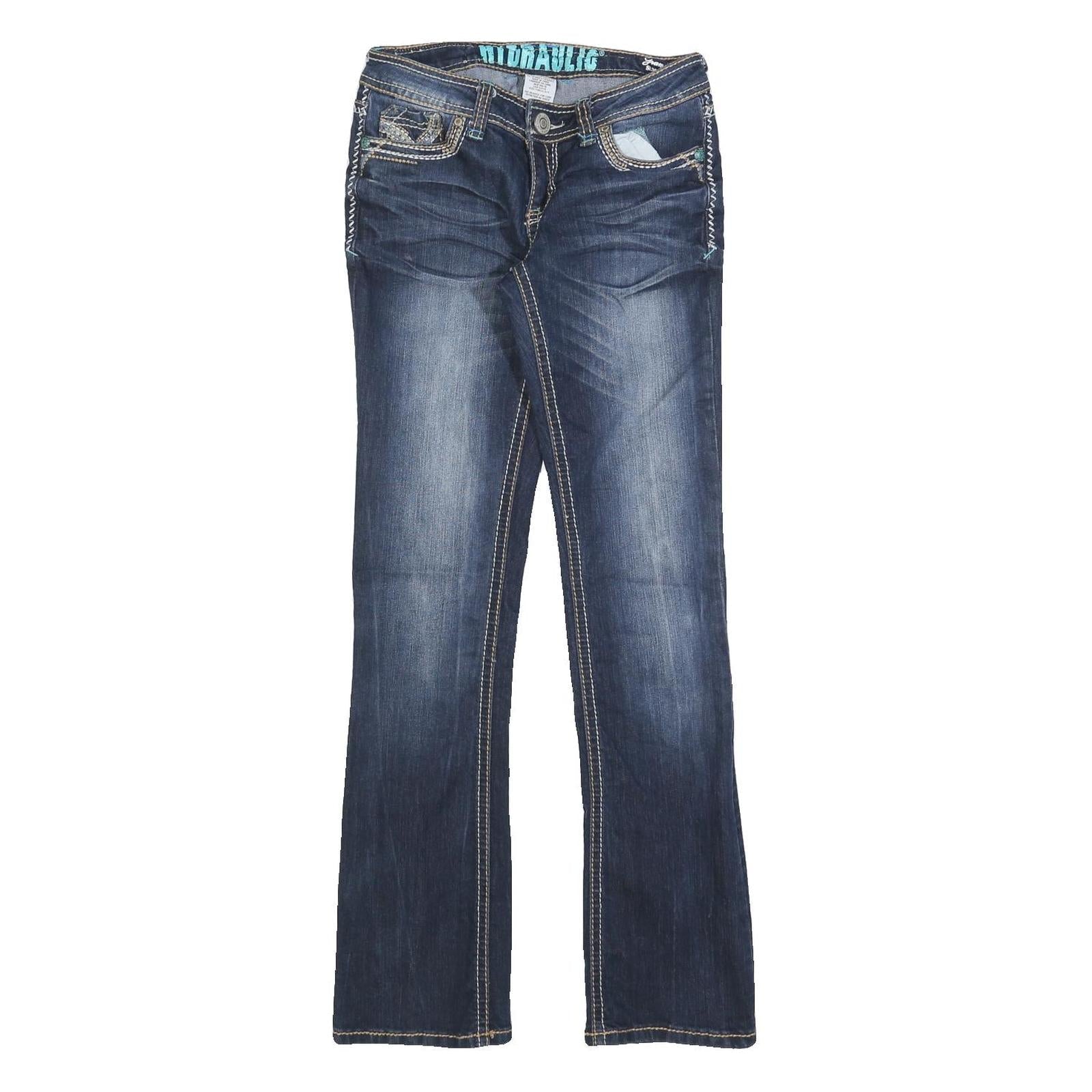 Buy HYDRAULIC Womens Slim Blue Denim Jeans W28 L32 Stylish Stitching Detail Zip Refurbished - $23.39 HYDRAULIC Womens Slim Blue Denim Jeans W28 L32 Stylish Stitching Detail Zip Refurbished - N/A refurbished available on Cerqular