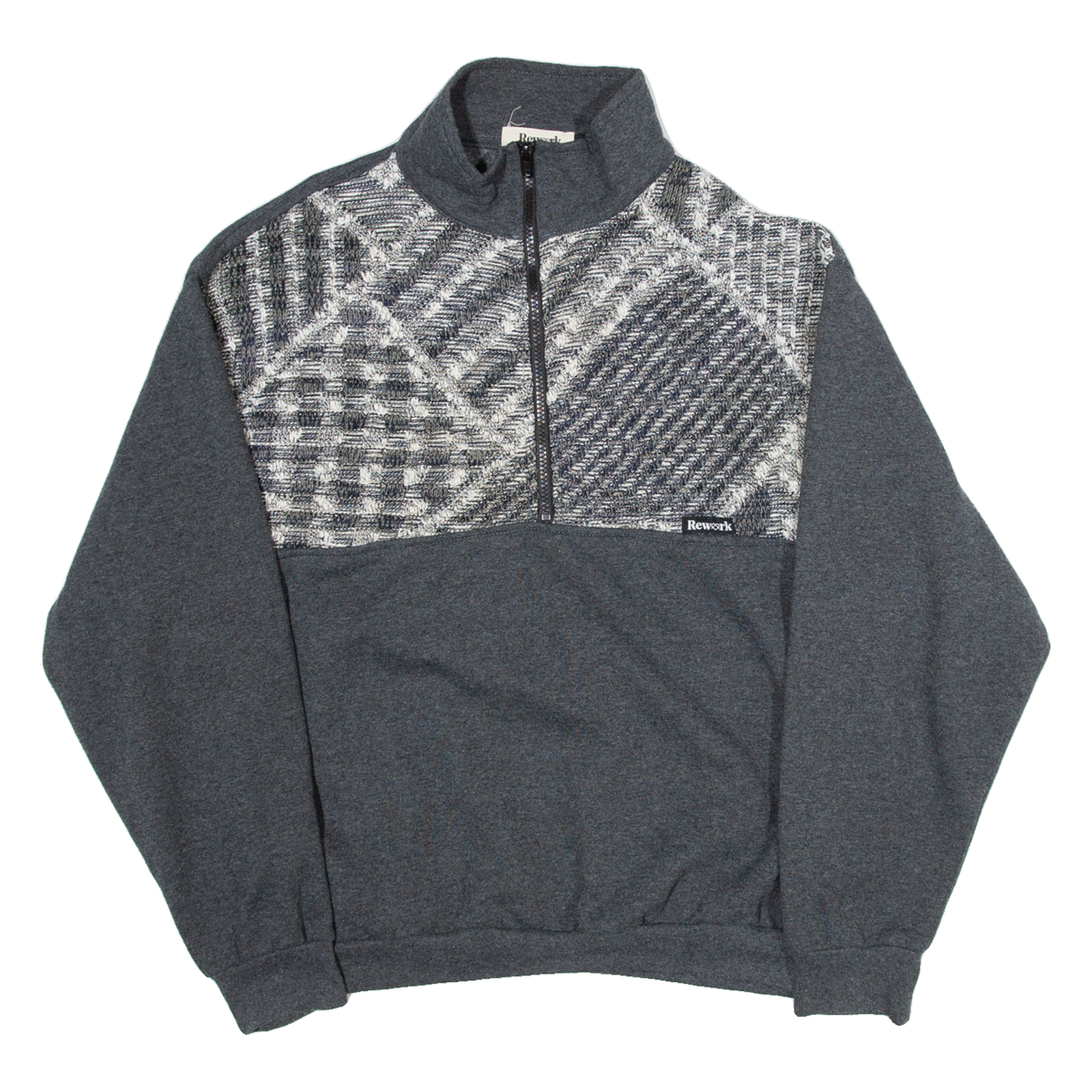 REWORK Womens Sweatshirt Grey S Refurbished - N/A refurbished available on Cerqular