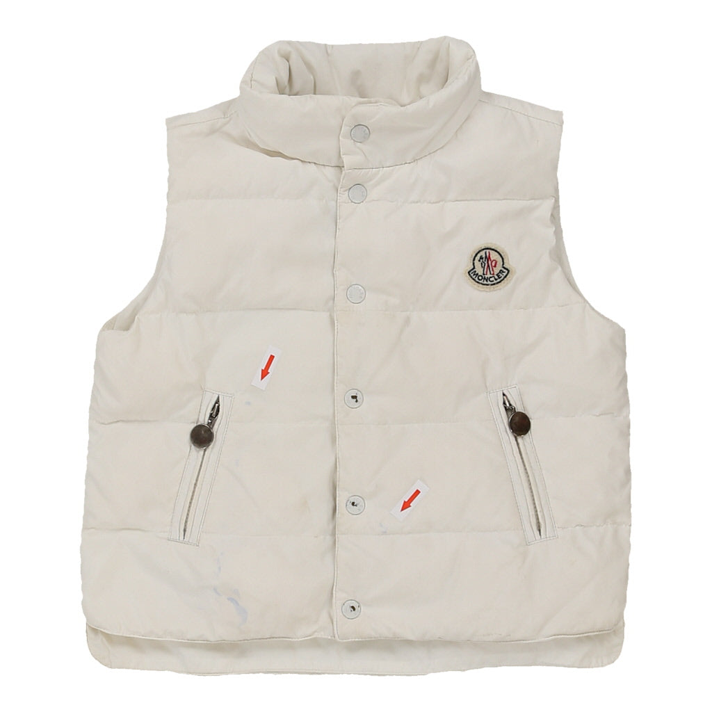 Age 2 Moncler Gilet - XS Cream Down | Size: x-small Refurbished - N/A (Preloved Designer is not a specific brand, it refurbished available on Cerqular