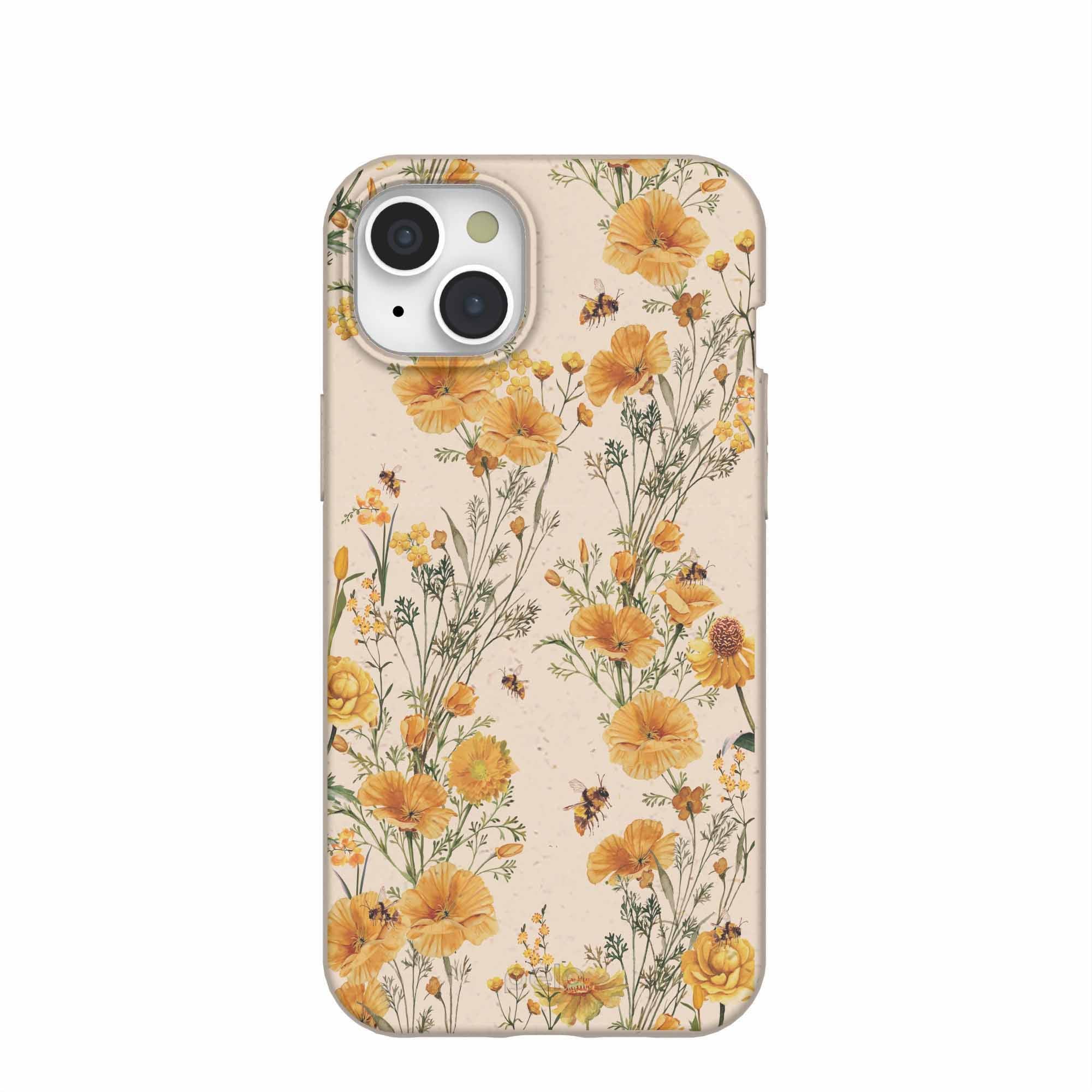 Seashell Vintage Bee iPhone 15 Plus Case Refurbished - Pela Case refurbished available on Cerqular