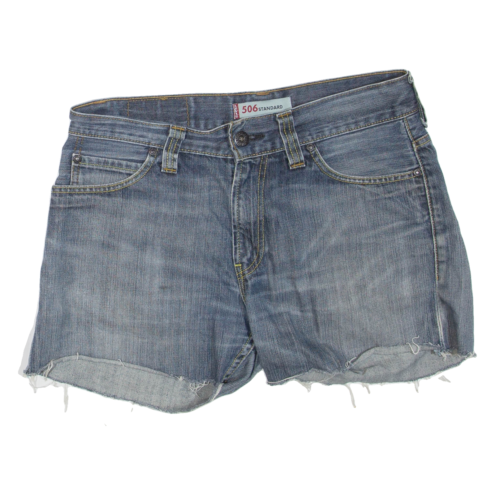 LEVI'S 506 Womens Denim Shorts Blue M W33 Refurbished - N/A refurbished available on Cerqular