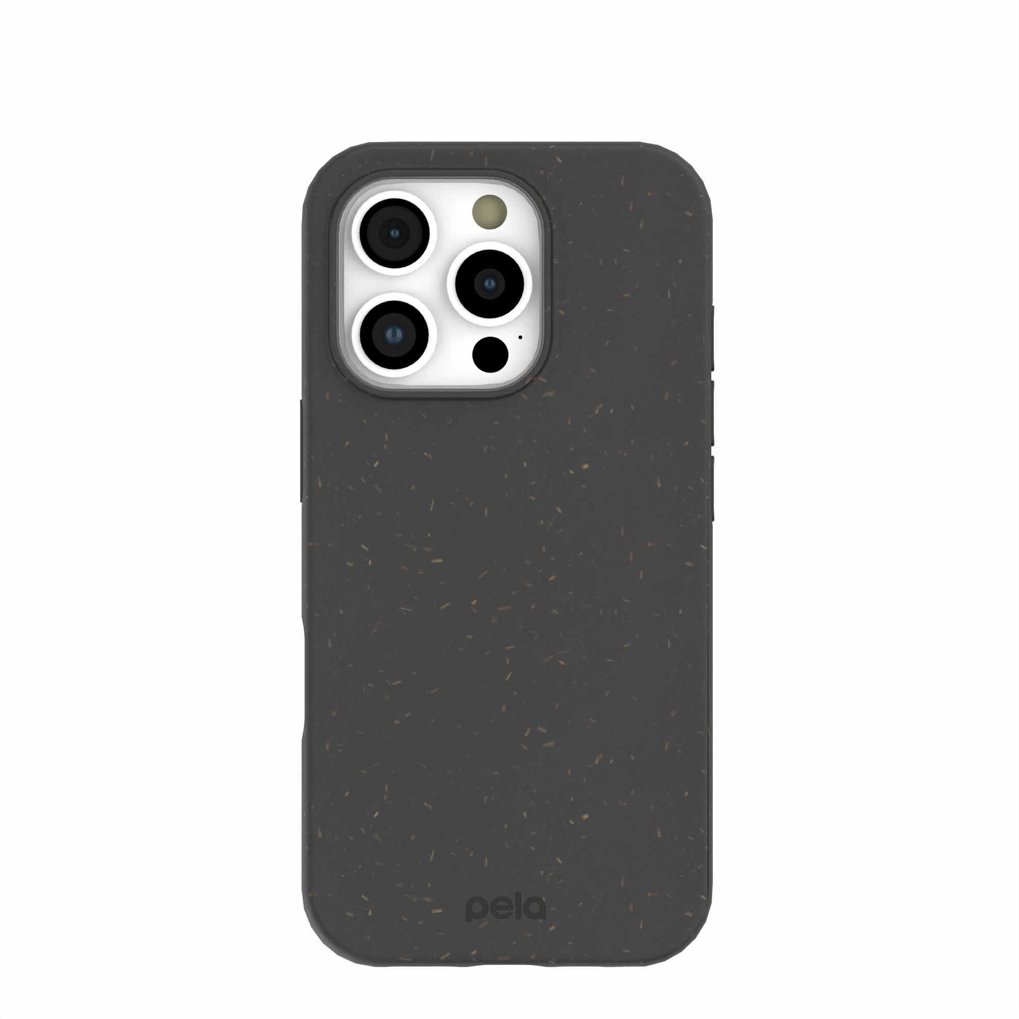 Black iPhone 16 Pro Case Refurbished - Pela Case refurbished available on Cerqular