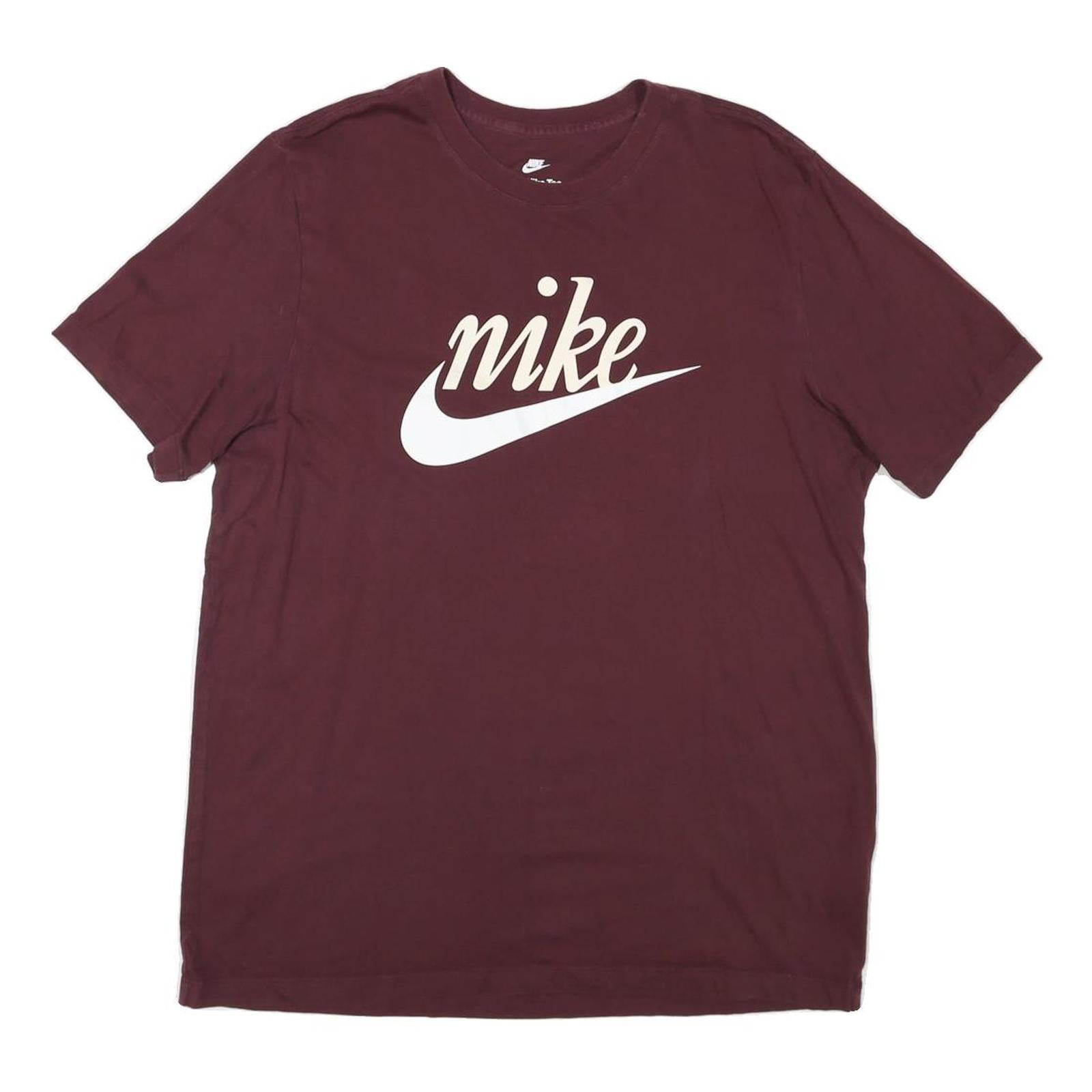Buy NIKE Mens Maroon Classic T-Shirt L Short Sleeve Crew Neck Logo Cotton Blend Refurbished - $19.49 NIKE Mens Maroon Classic T-Shirt L Short Sleeve Crew Neck Logo Cotton Blend Refurbished - N/A refurbished available on Cerqular