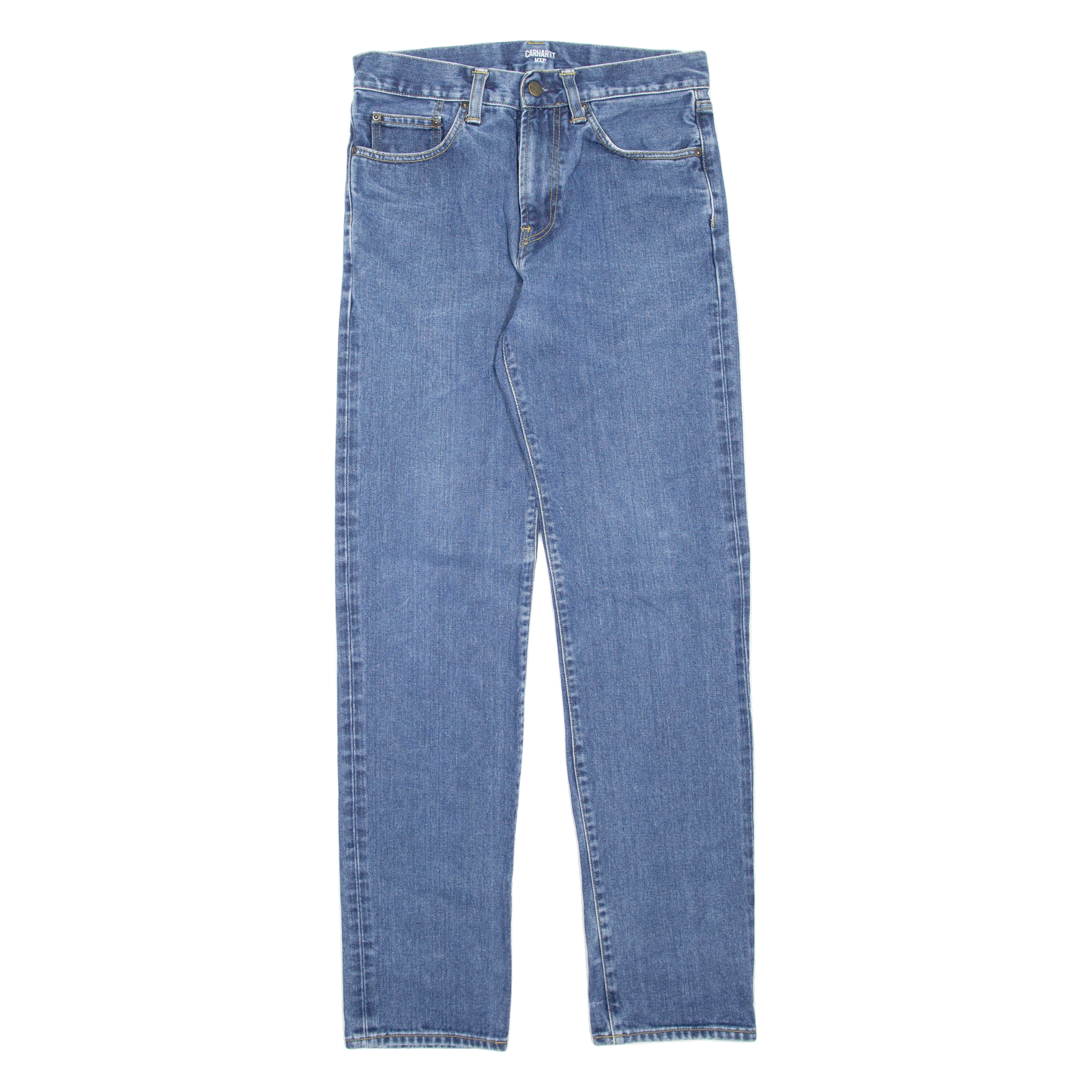 CARHARTT WIP Pontiac Pant Mens Jeans Blue Regular Straight W28 L32 Refurbished - N/A refurbished available on Cerqular